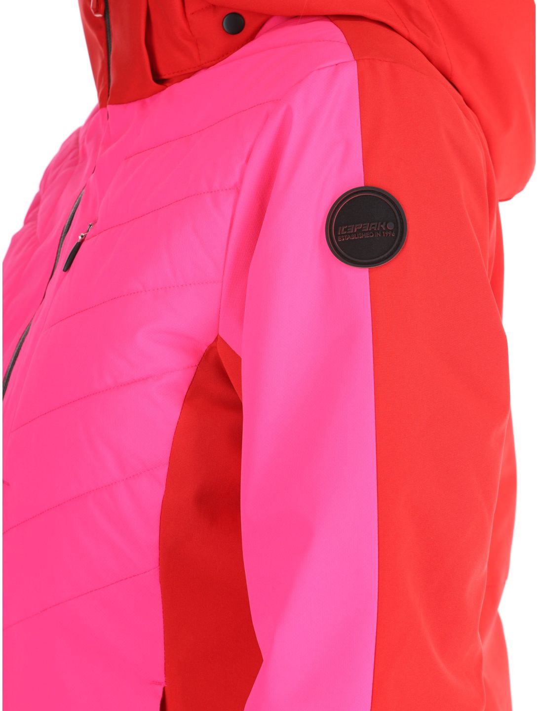 Icepeak, Eleele ski-jas dames Raspberry rood 