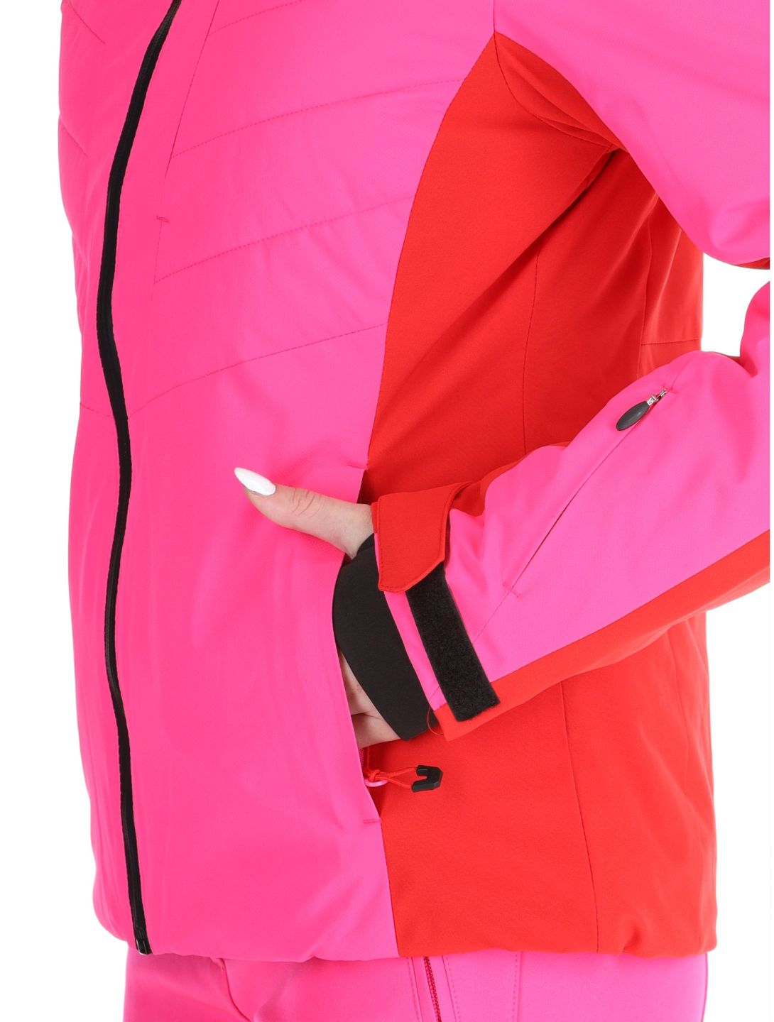 Icepeak, Eleele ski-jas dames Raspberry rood 