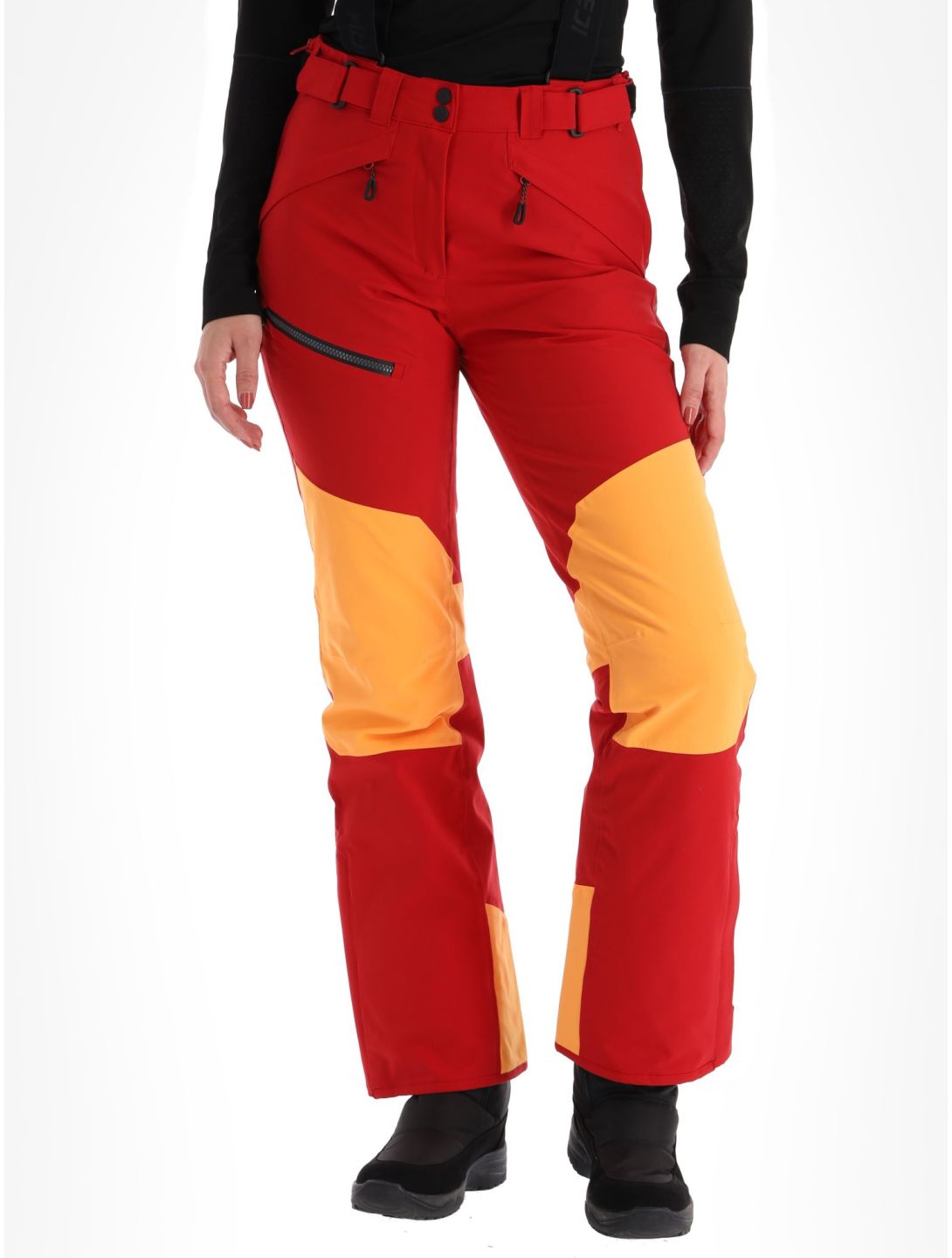 Icepeak, Elmshorn skibroek dames Burgundy bordeaux 