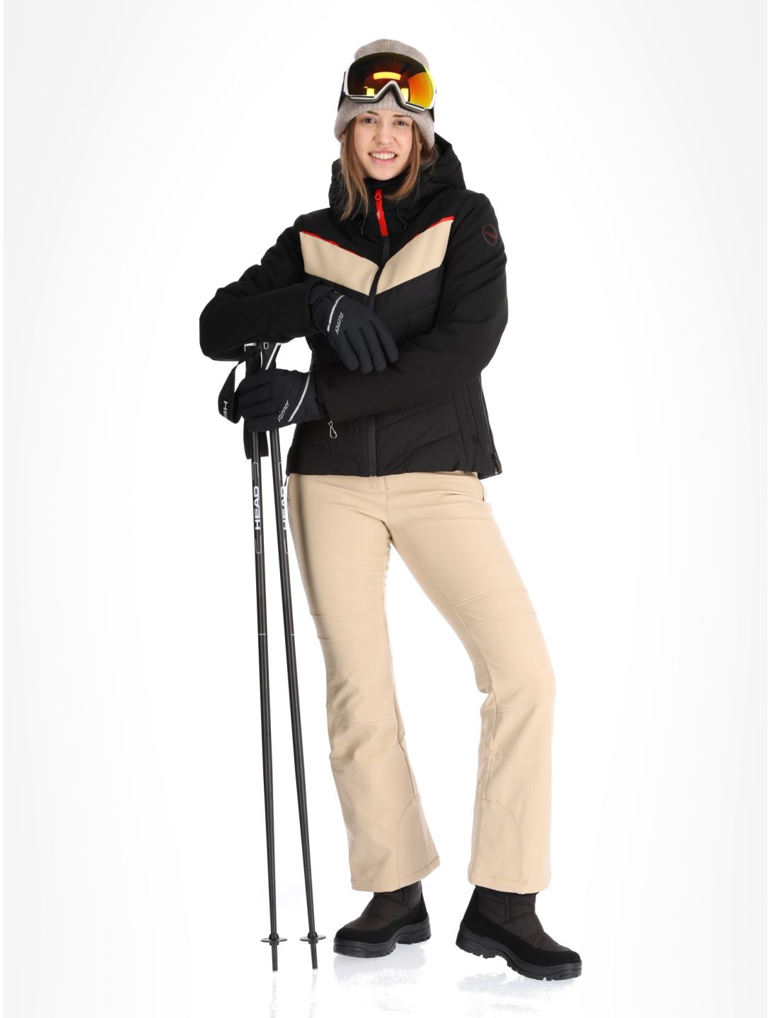 Icepeak, Elsah ski-jas dames Black zwart 