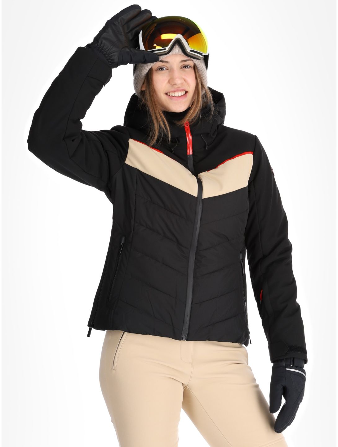 Icepeak, Elsah ski-jas dames Black zwart 