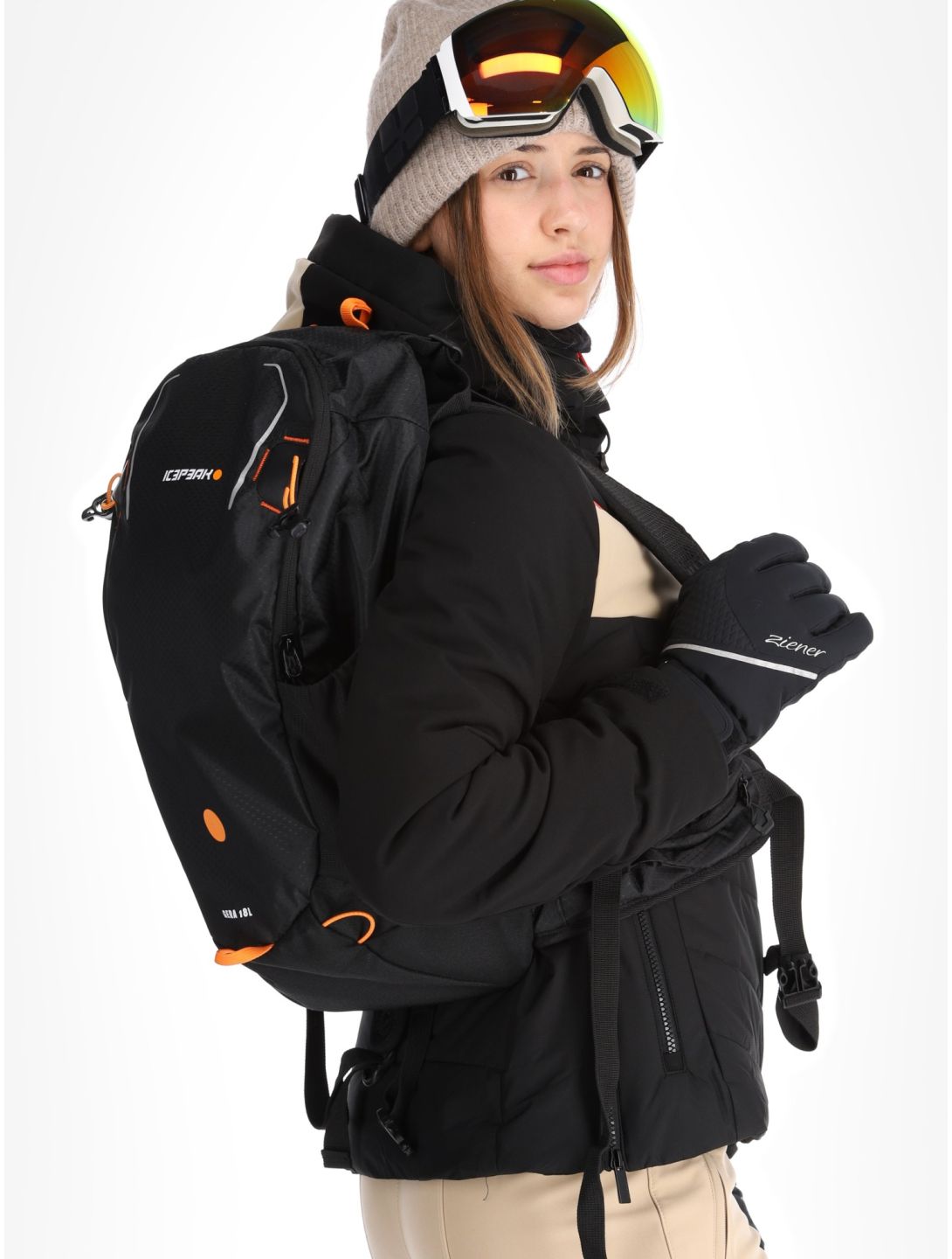 Icepeak, Elsah ski-jas dames Black zwart 