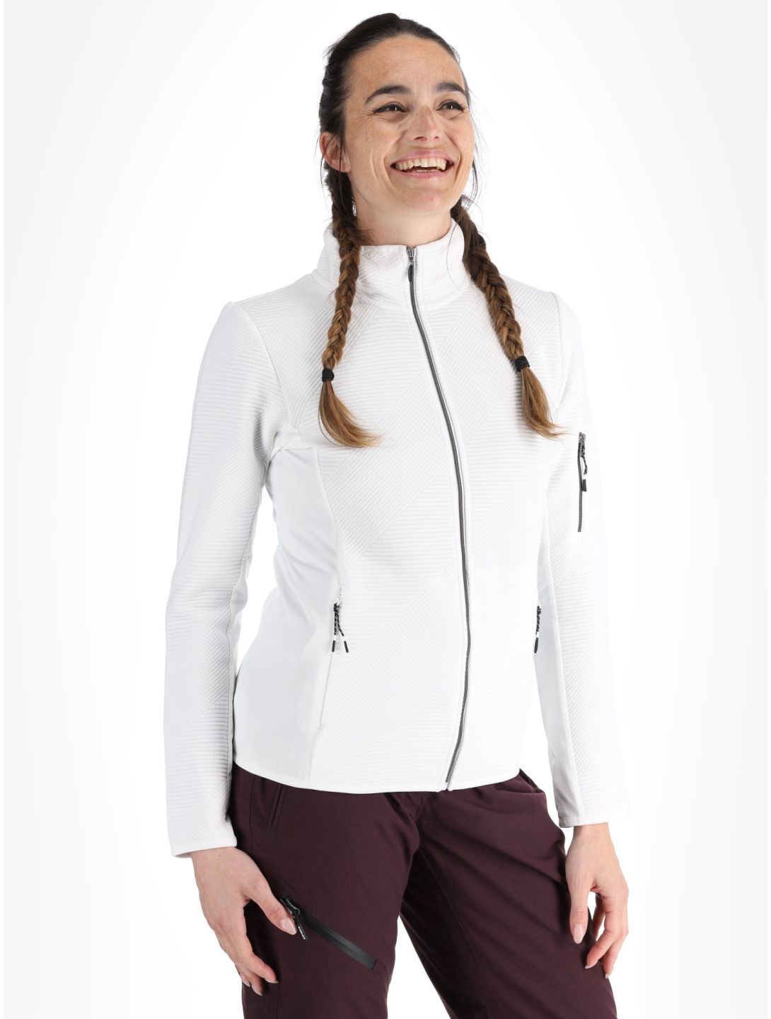 Icepeak, Ettenheim vest dames Optic White wit 