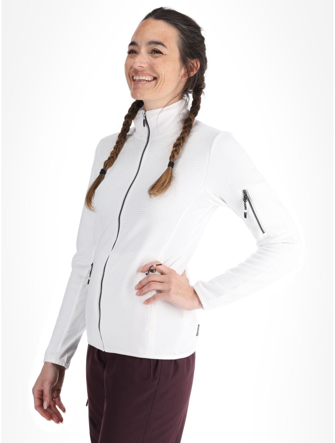 Icepeak, Ettenheim vest dames Optic White wit 