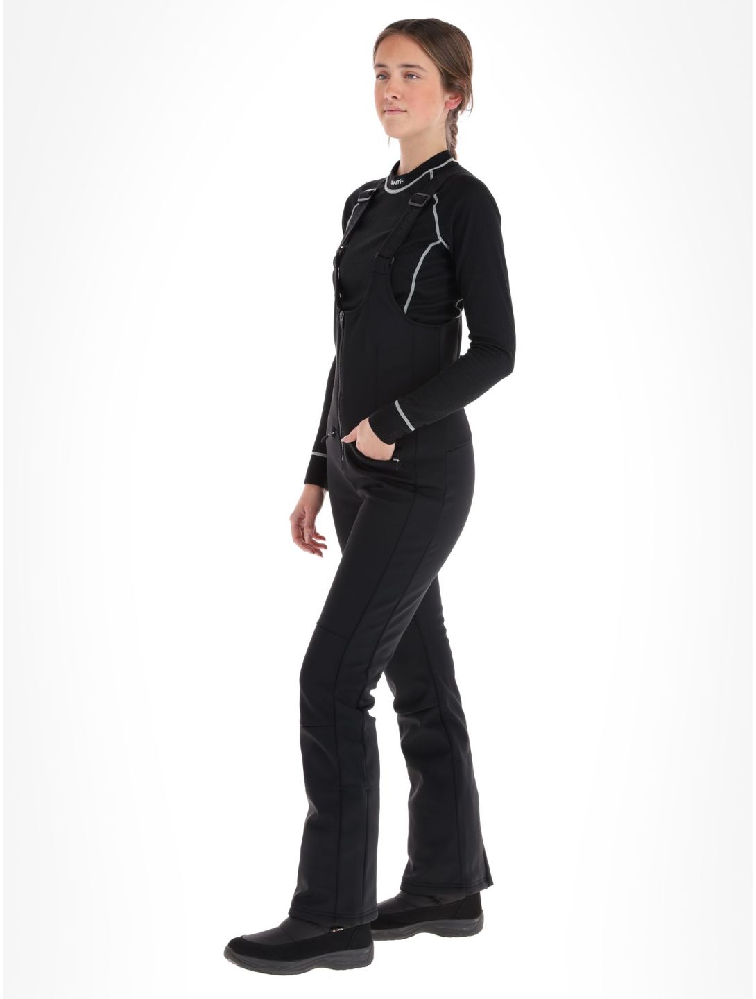 Icepeak, Exira softshell skibroek dames Black zwart 