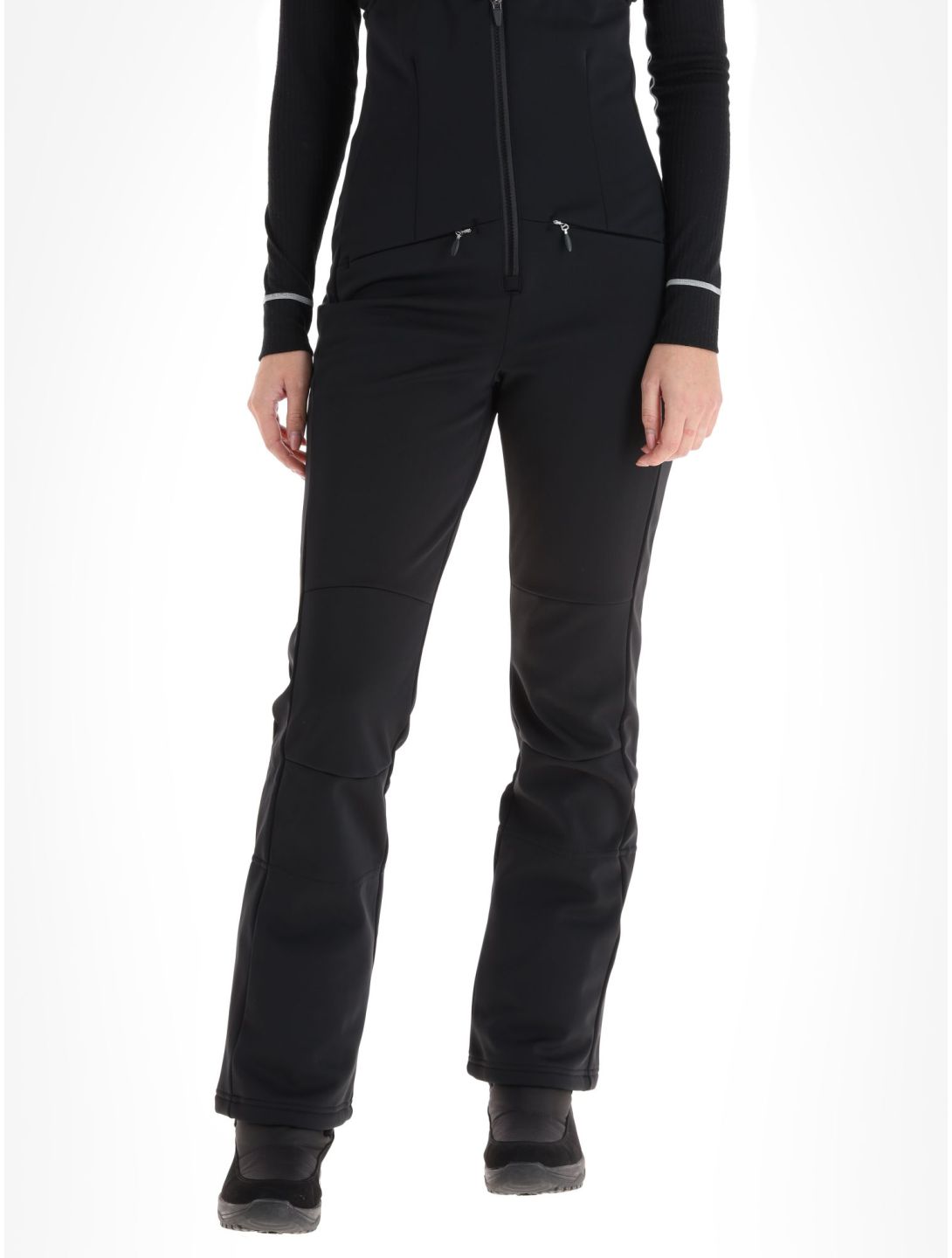 Icepeak, Exira softshell skibroek dames Black zwart 