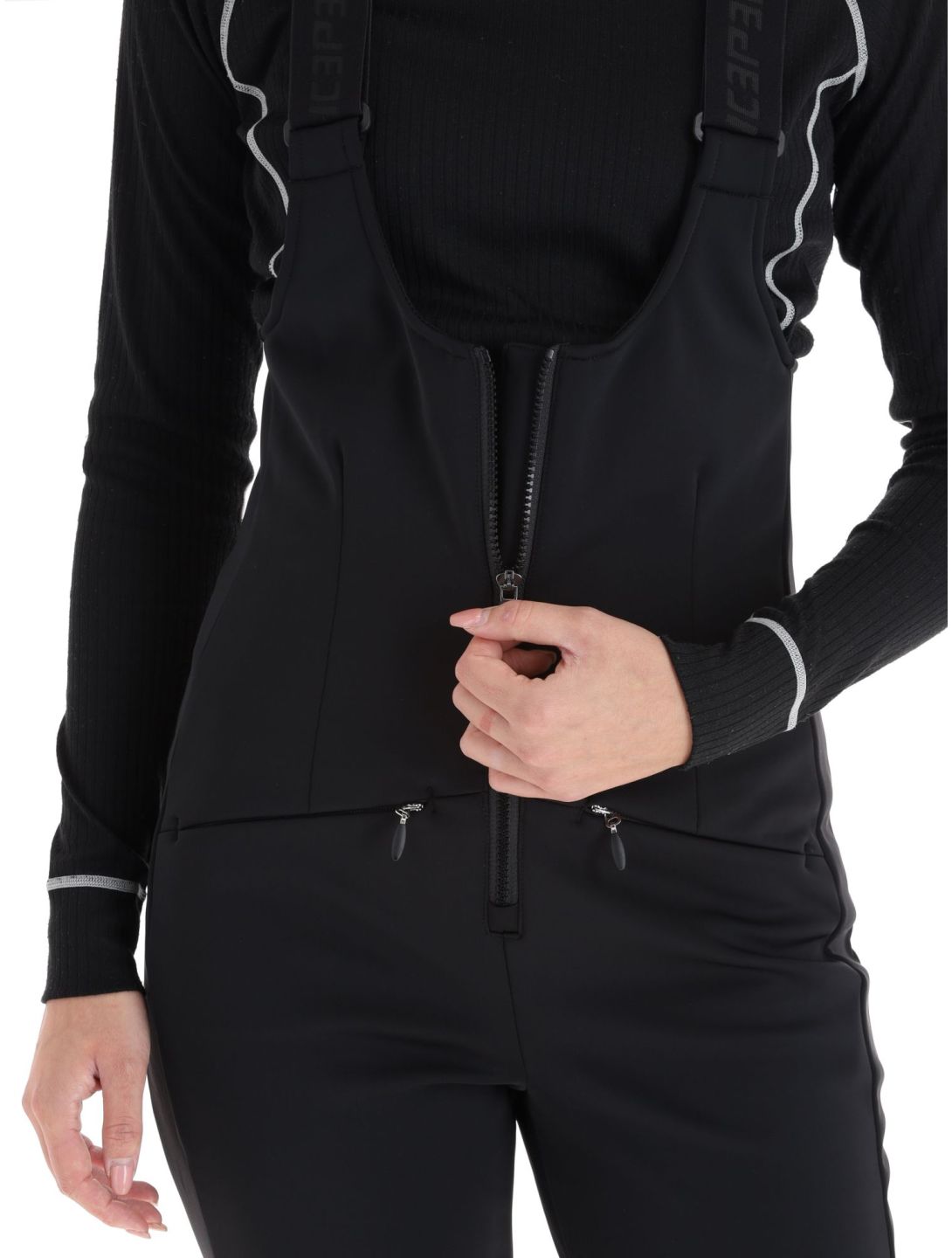 Icepeak, Exira softshell skibroek dames Black zwart 