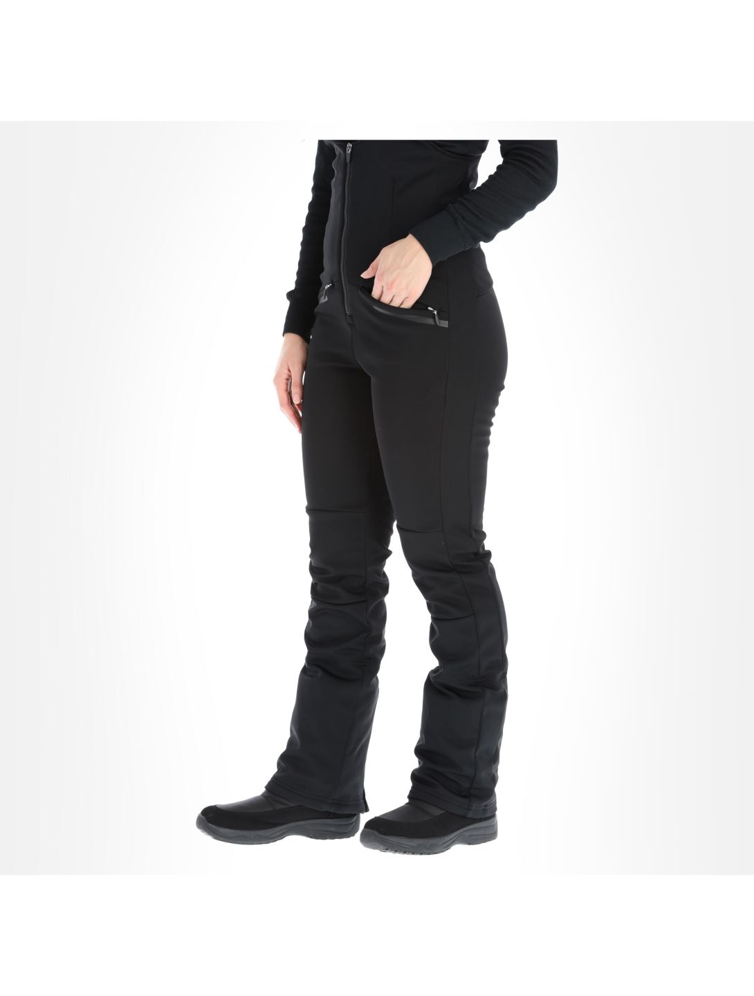 Icepeak, Exira softshell skibroek slim fit dames Zwart