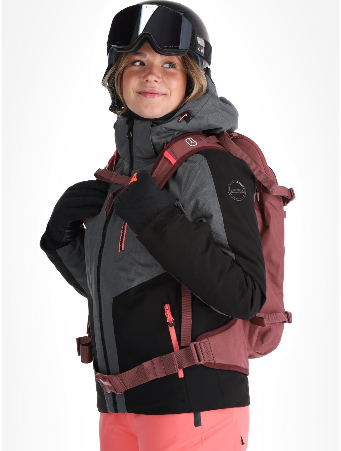 Icepeak, Faenza ski-jas dames Black zwart 