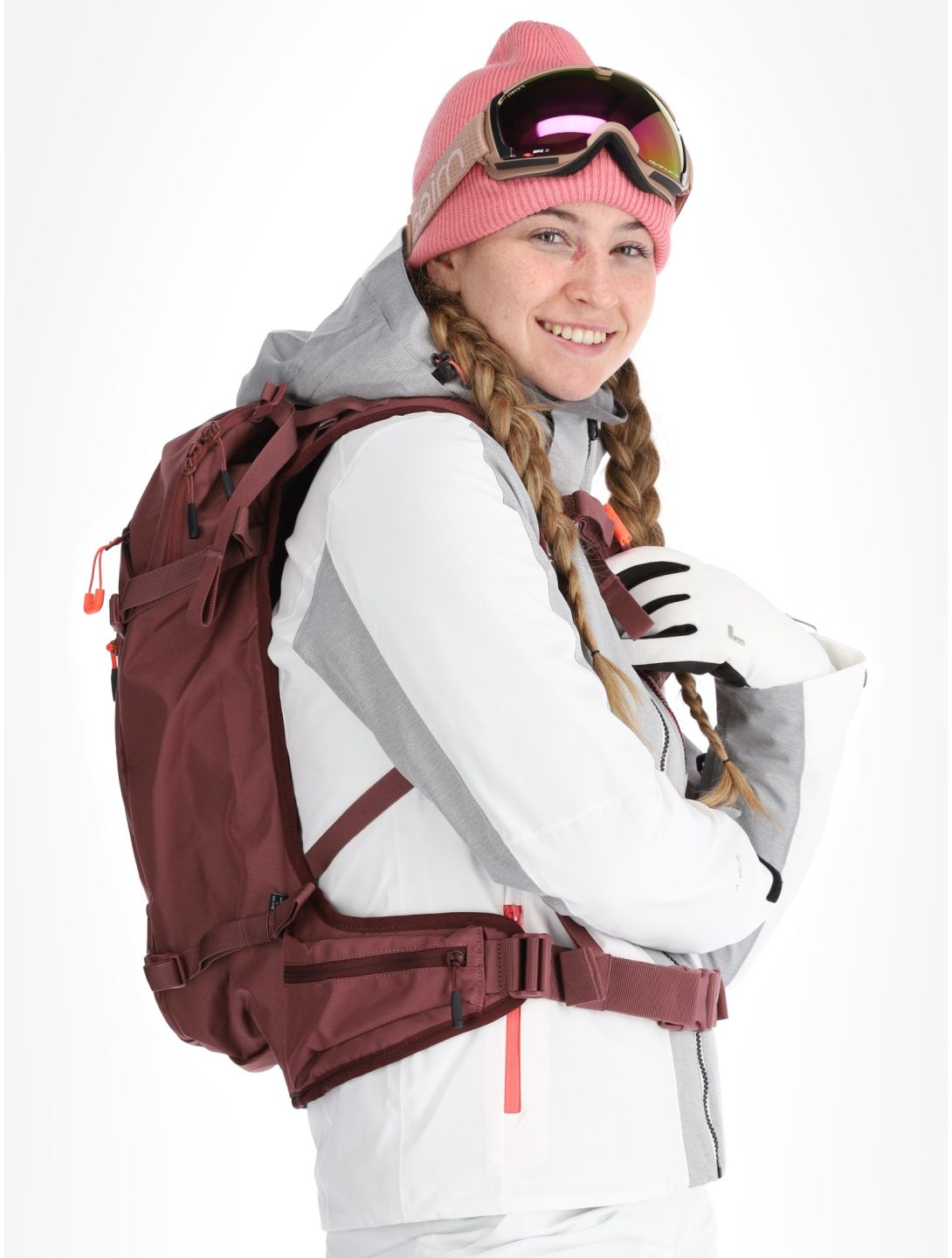 Icepeak, Faenza ski-jas dames Optic White wit 