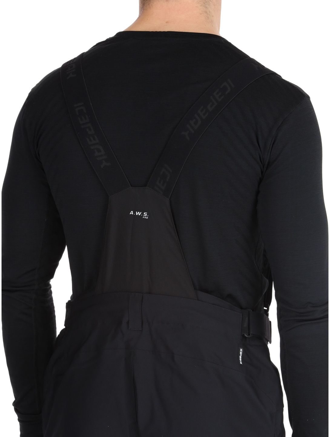 Icepeak, Farley hardshell skibroek heren Black zwart 