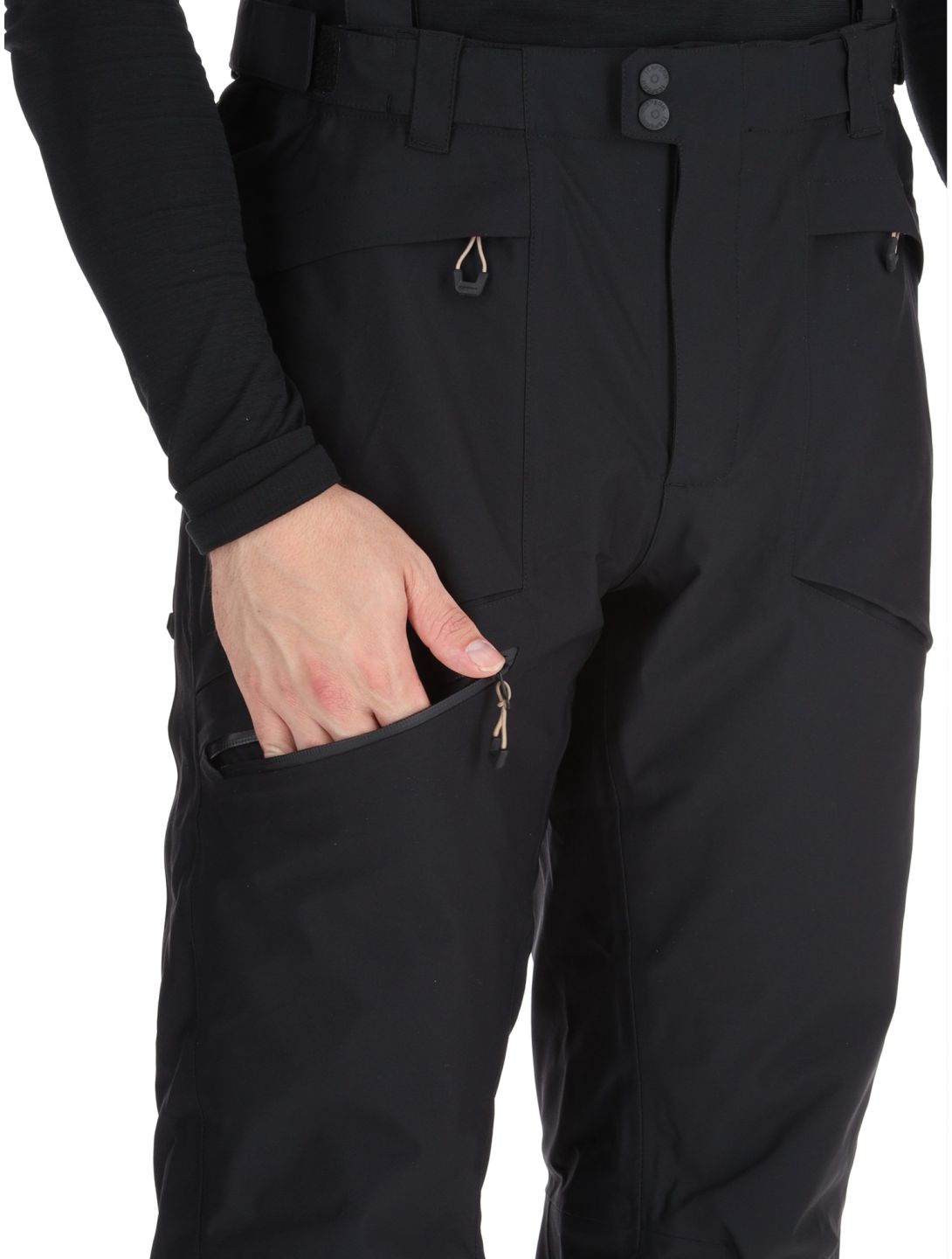 Icepeak, Farley hardshell skibroek heren Black zwart 