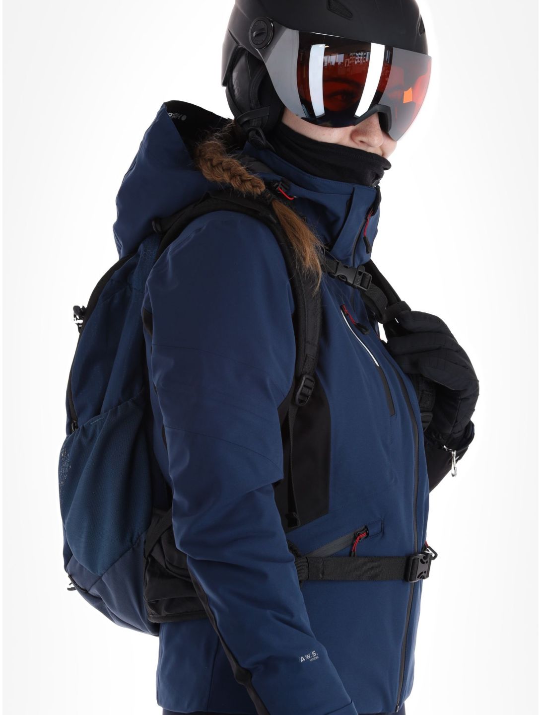 Icepeak, Fayette ski-jas dames Dark Blue blauw 