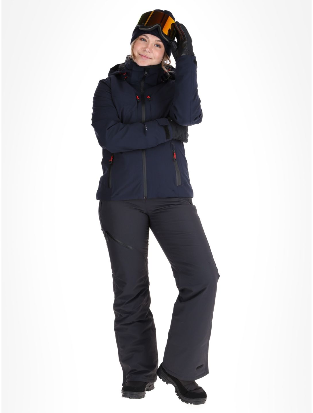 Icepeak, Fayette ski-jas dames Dark Blue blauw 