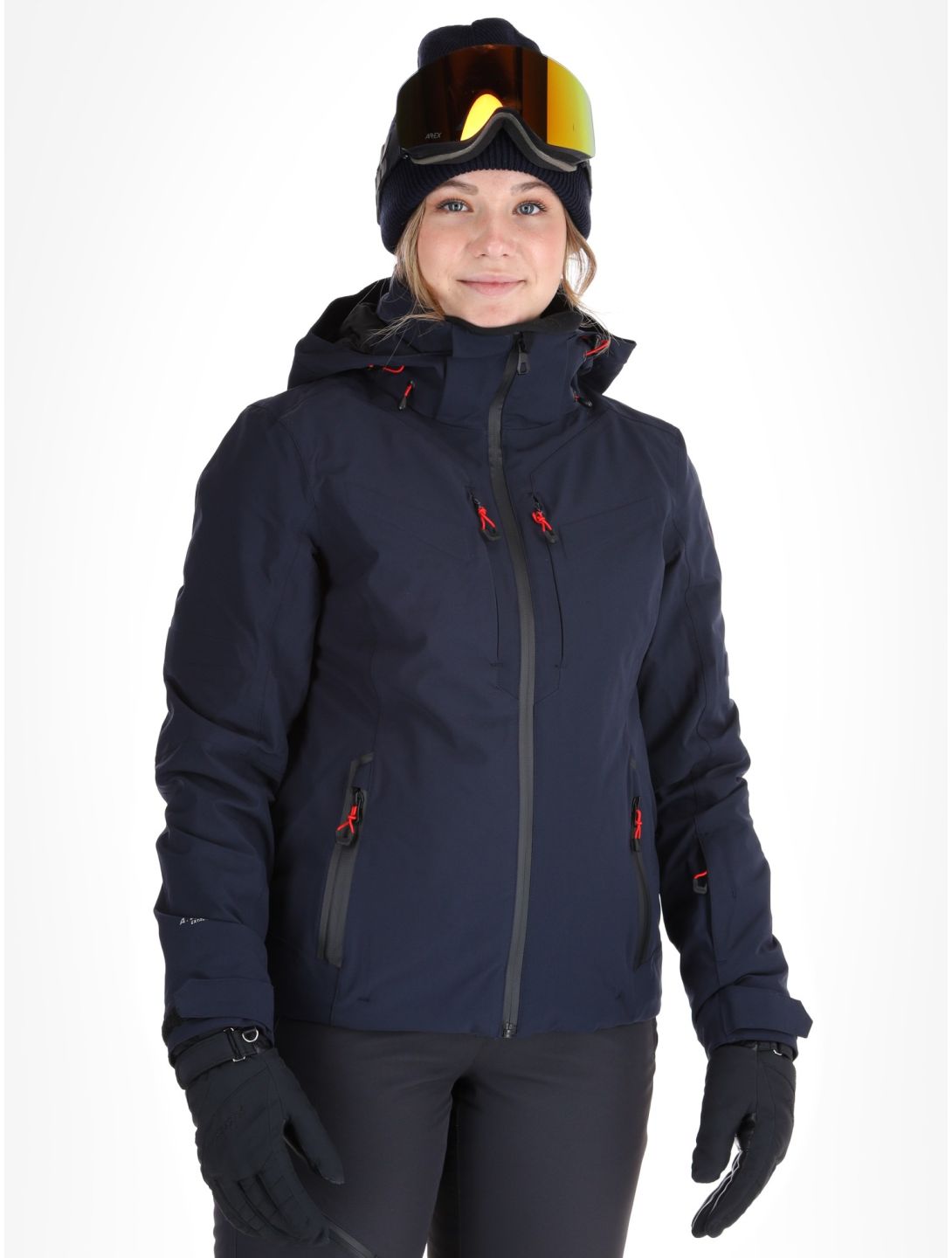 Icepeak, Fayette ski-jas dames Dark Blue blauw 