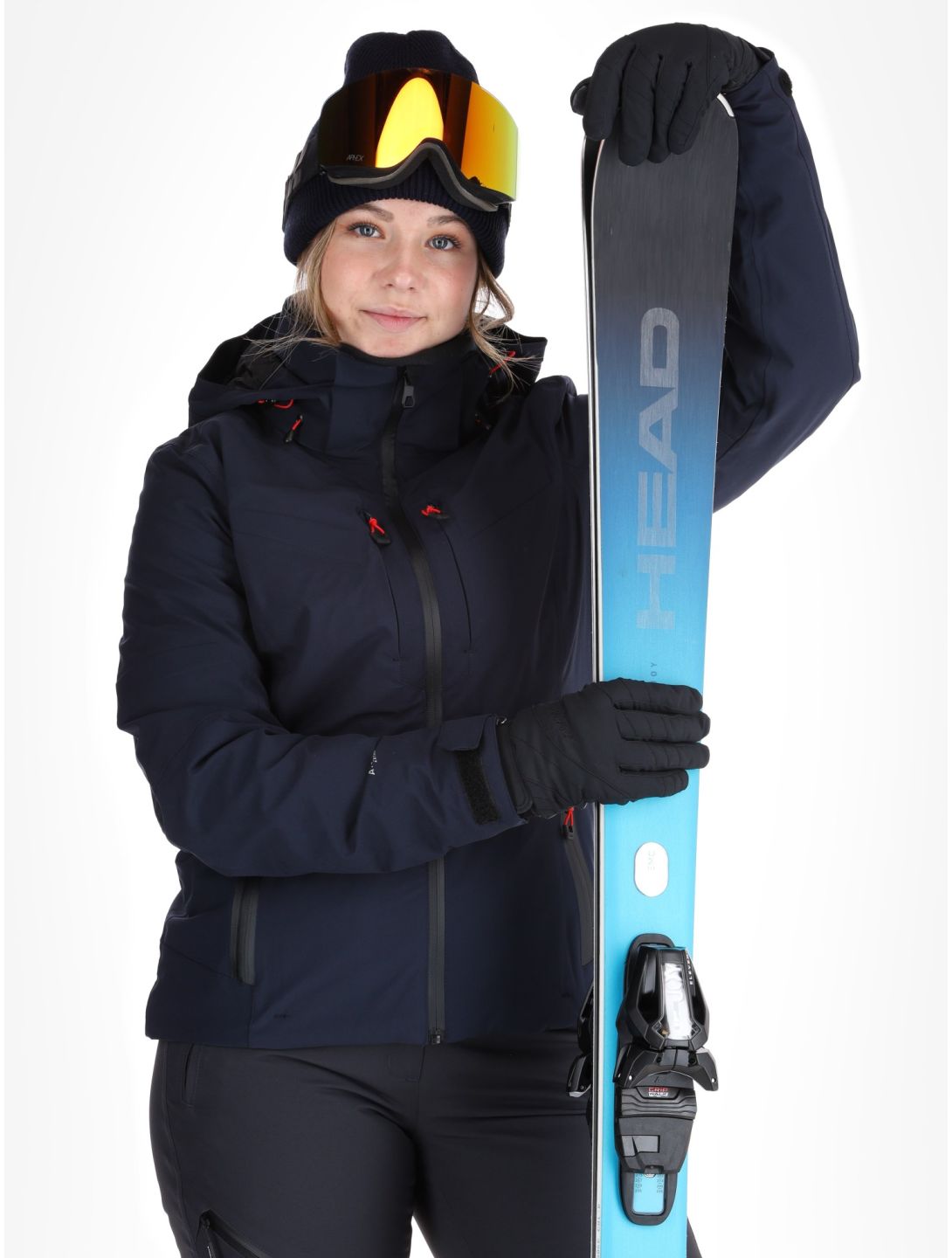 Icepeak, Fayette ski-jas dames Dark Blue blauw 