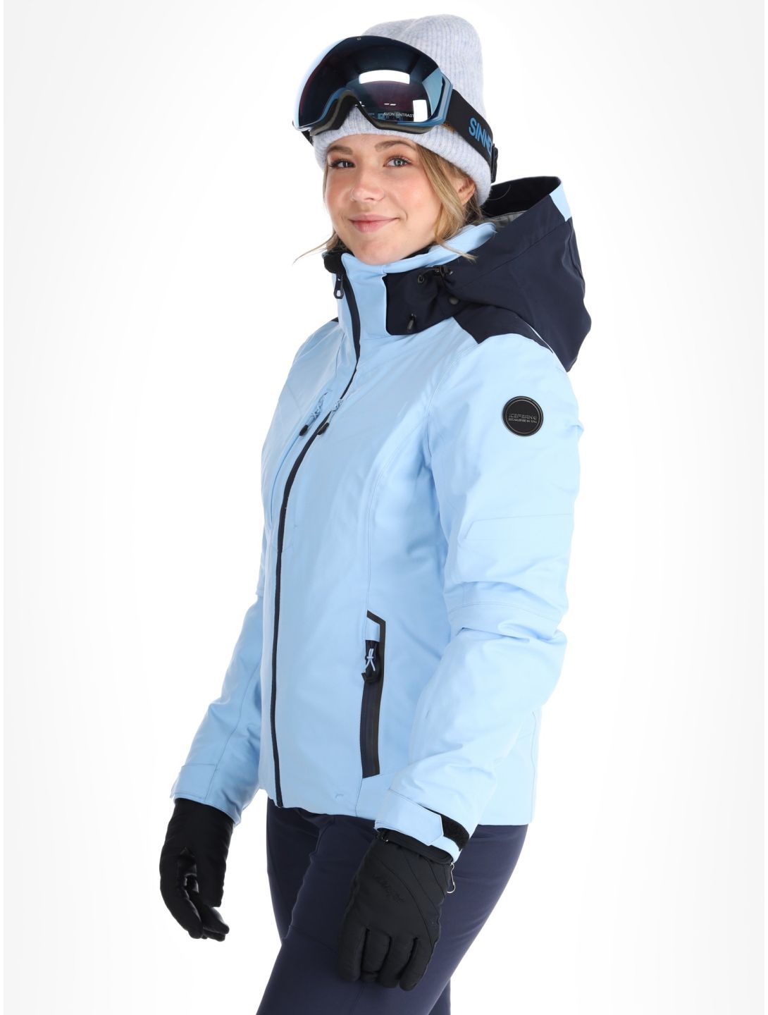 Icepeak, Fayette ski-jas dames Light Blue blauw 