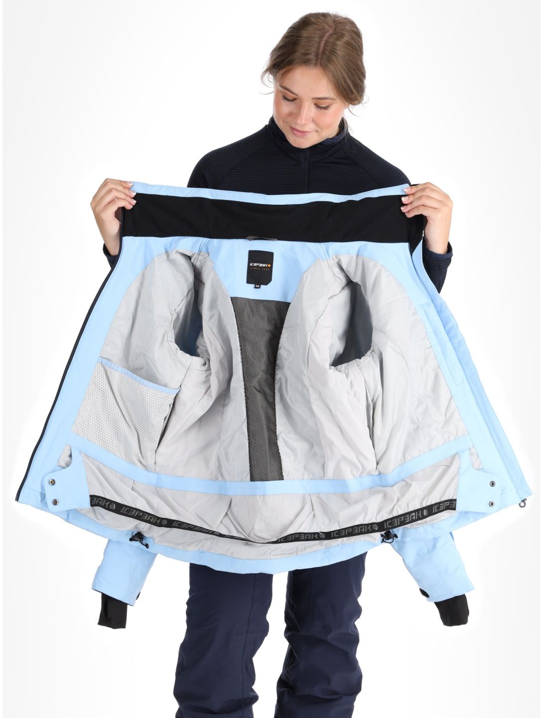 Icepeak, Fayette ski-jas dames Light Blue blauw 