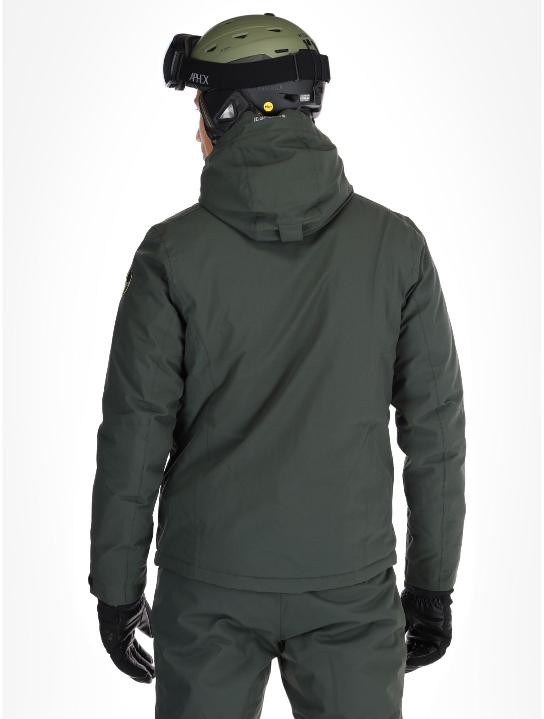 Icepeak, Festus ski-jas heren Dark Olive groen 