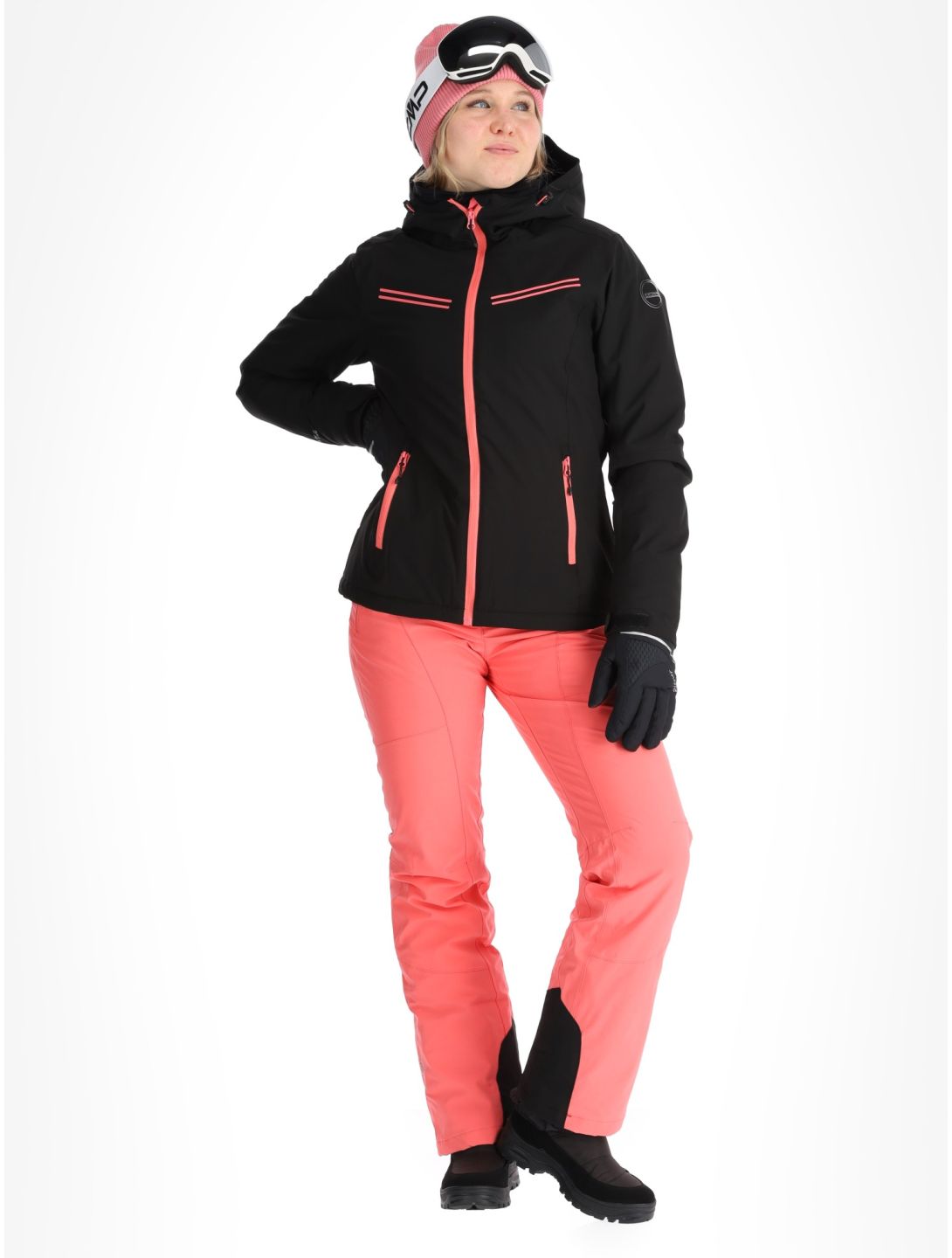 Icepeak, Fife ski-jas dames Black zwart 