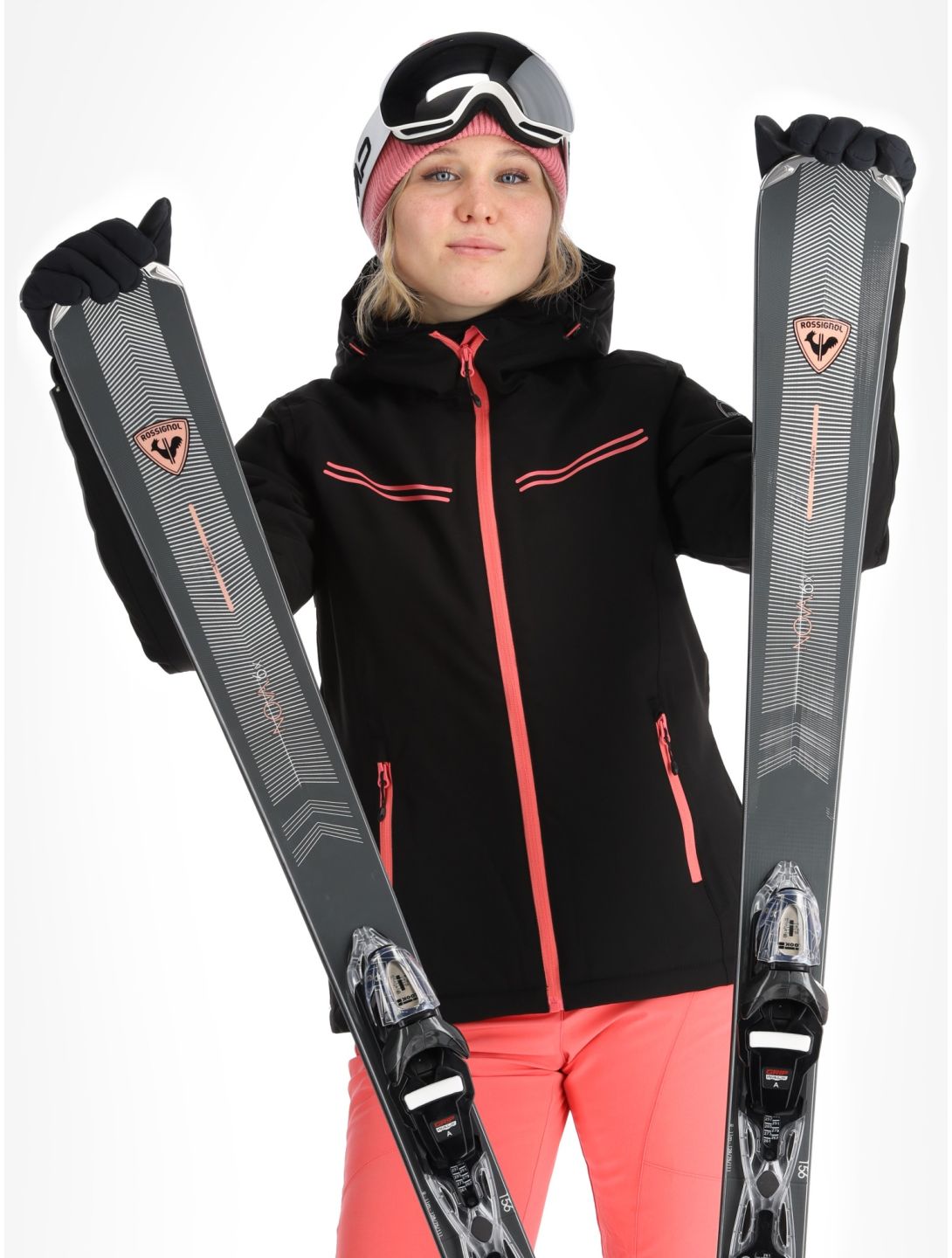 Icepeak, Fife ski-jas dames Black zwart 