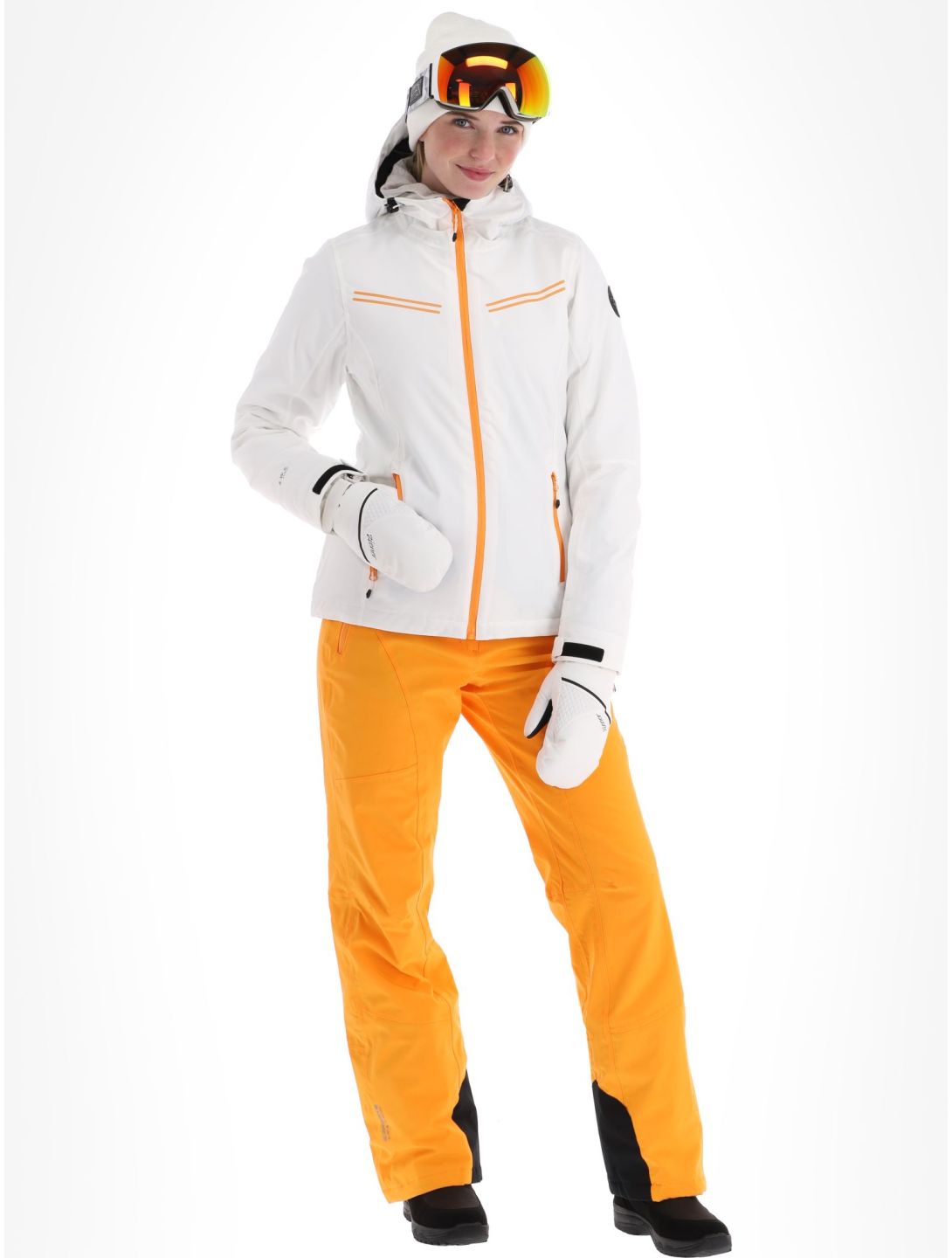 Icepeak, Fife ski-jas dames Optic White wit 