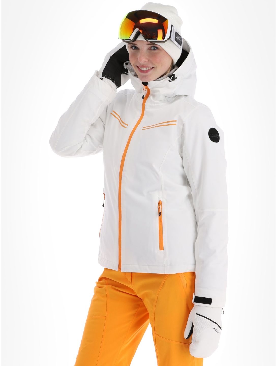 Icepeak, Fife ski-jas dames Optic White wit 