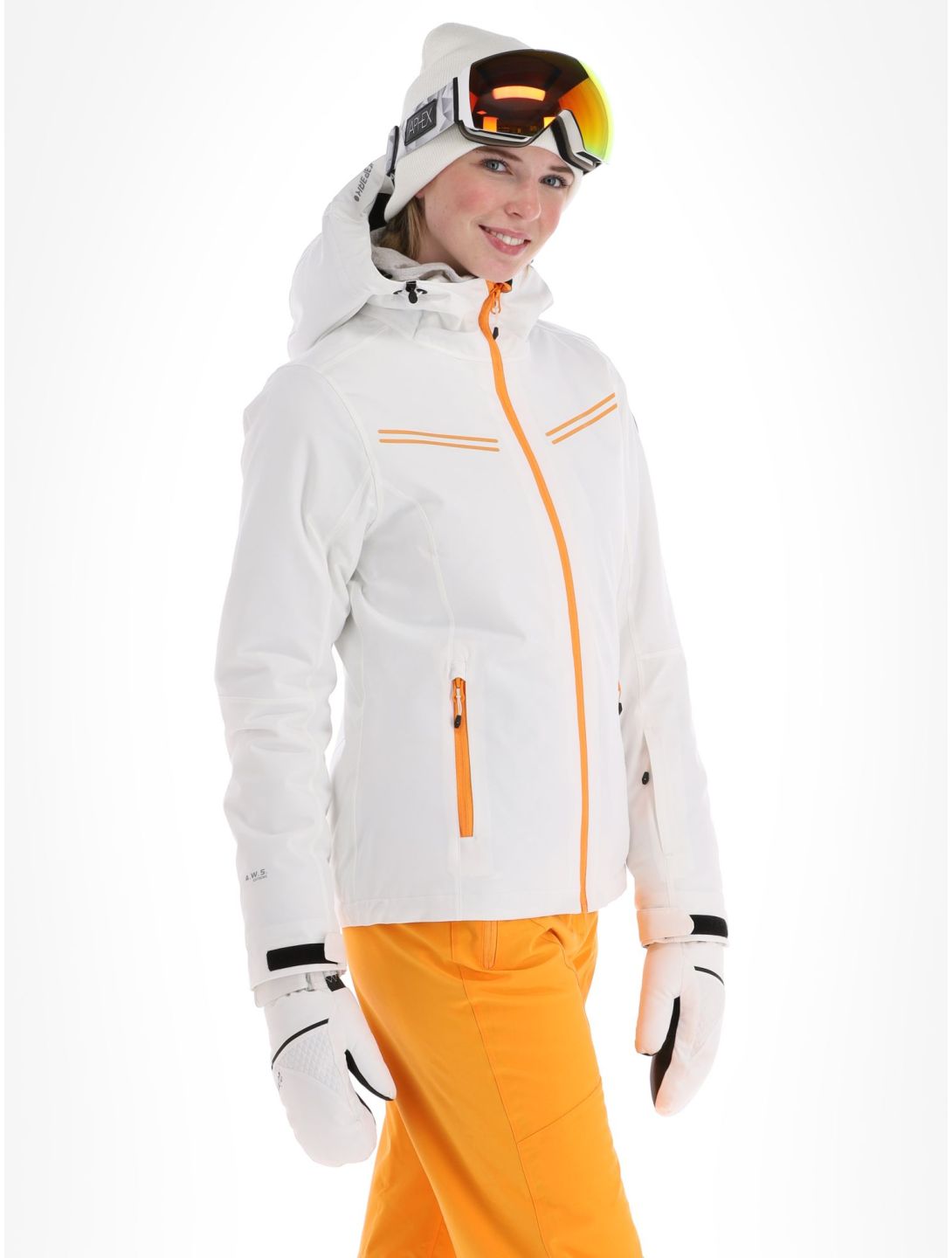 Icepeak, Fife ski-jas dames Optic White wit 