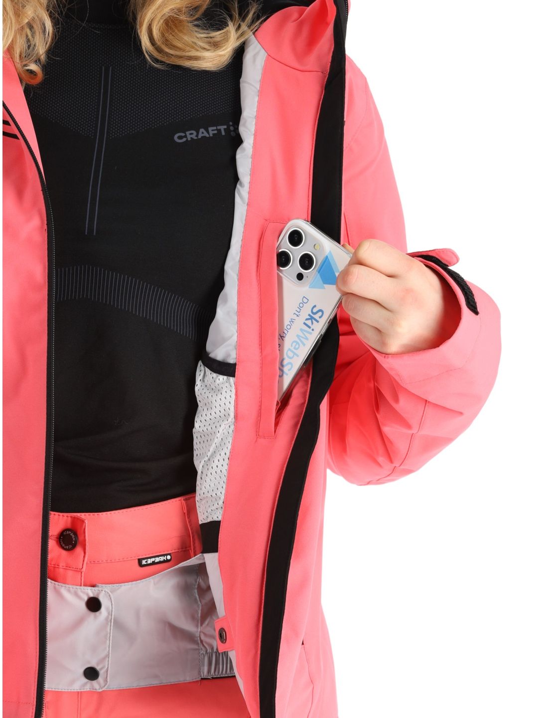 Icepeak, Fife ski-jas dames Pink roze 