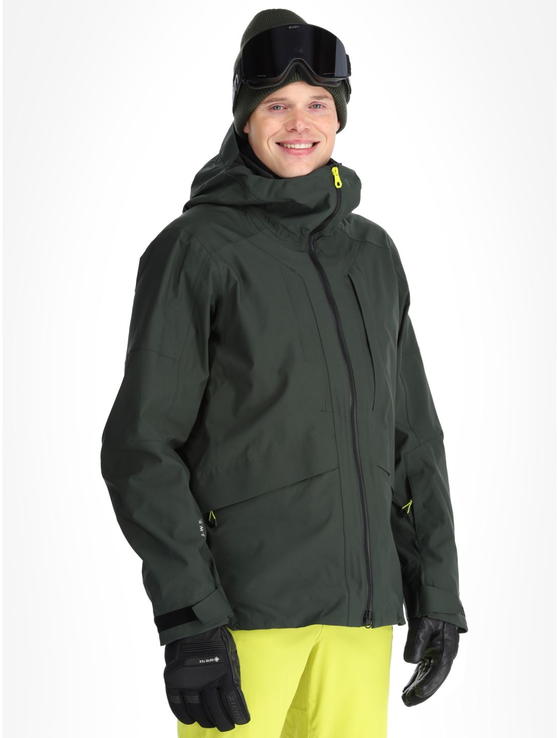 Icepeak, Fillmore hardshell ski-jas heren Dark Olive groen 