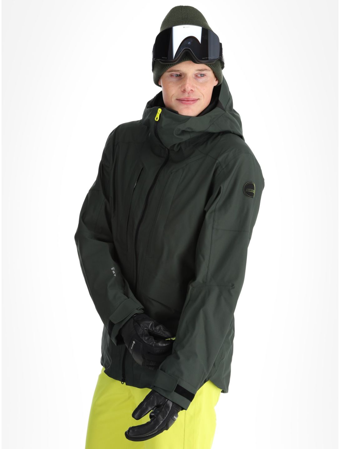 Icepeak, Fillmore hardshell ski-jas heren Dark Olive groen 