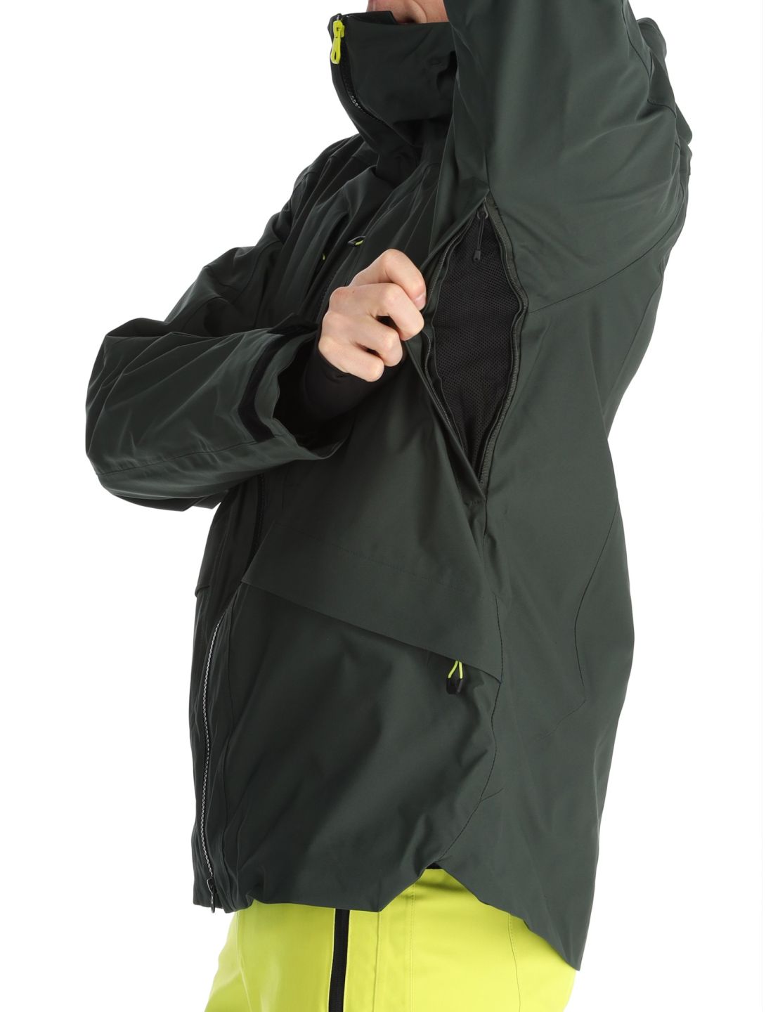 Icepeak, Fillmore hardshell ski-jas heren Dark Olive groen 