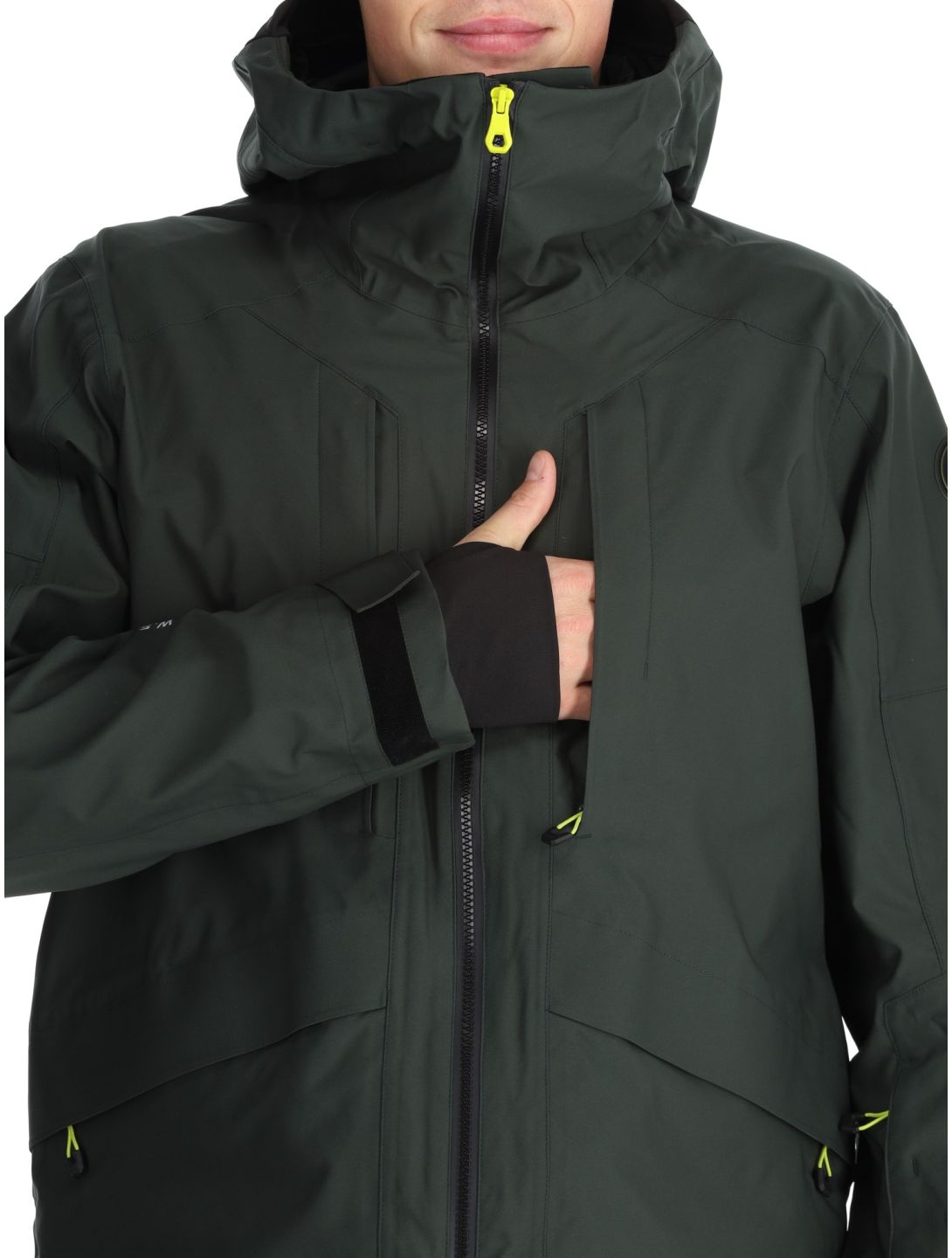 Icepeak, Fillmore hardshell ski-jas heren Dark Olive groen 