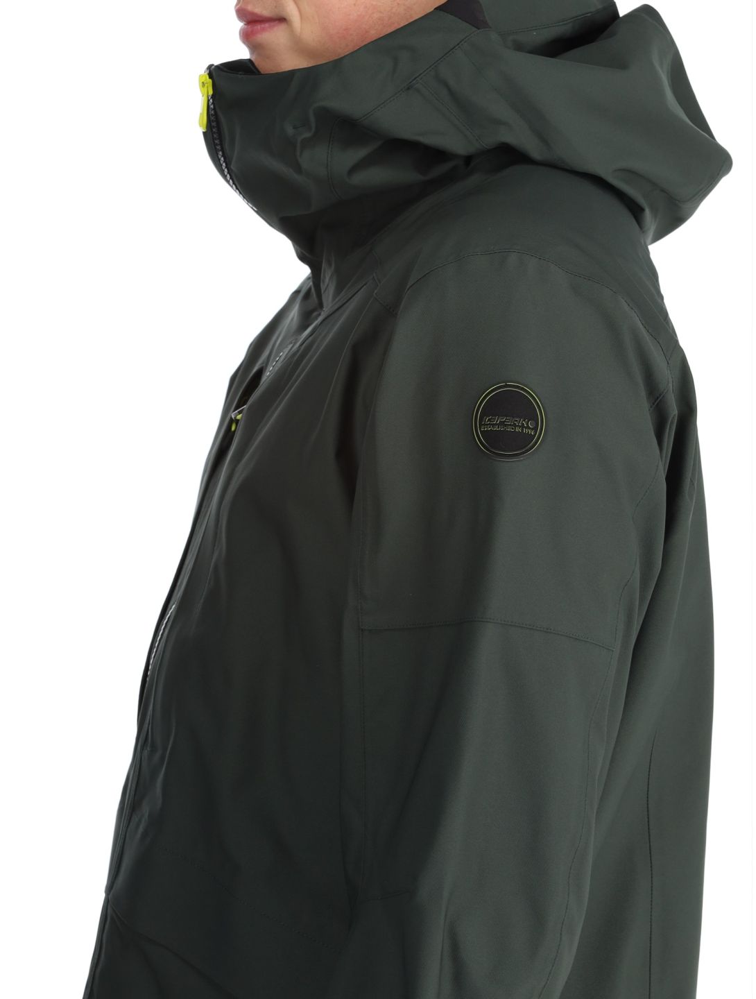 Icepeak, Fillmore hardshell ski-jas heren Dark Olive groen 