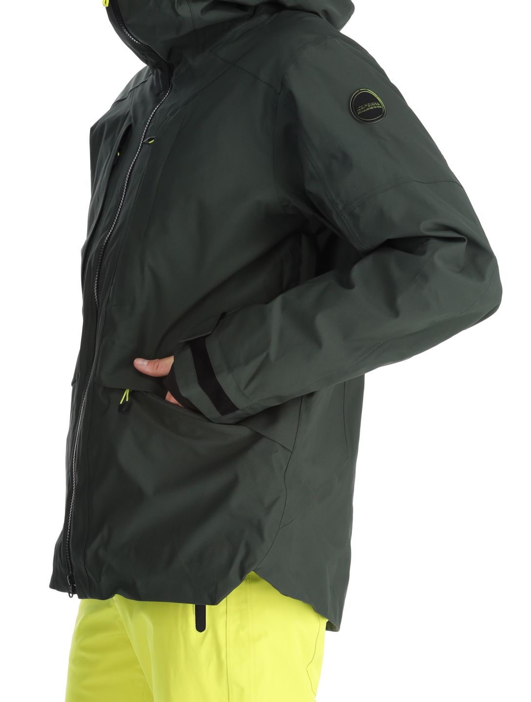 Icepeak, Fillmore hardshell ski-jas heren Dark Olive groen 