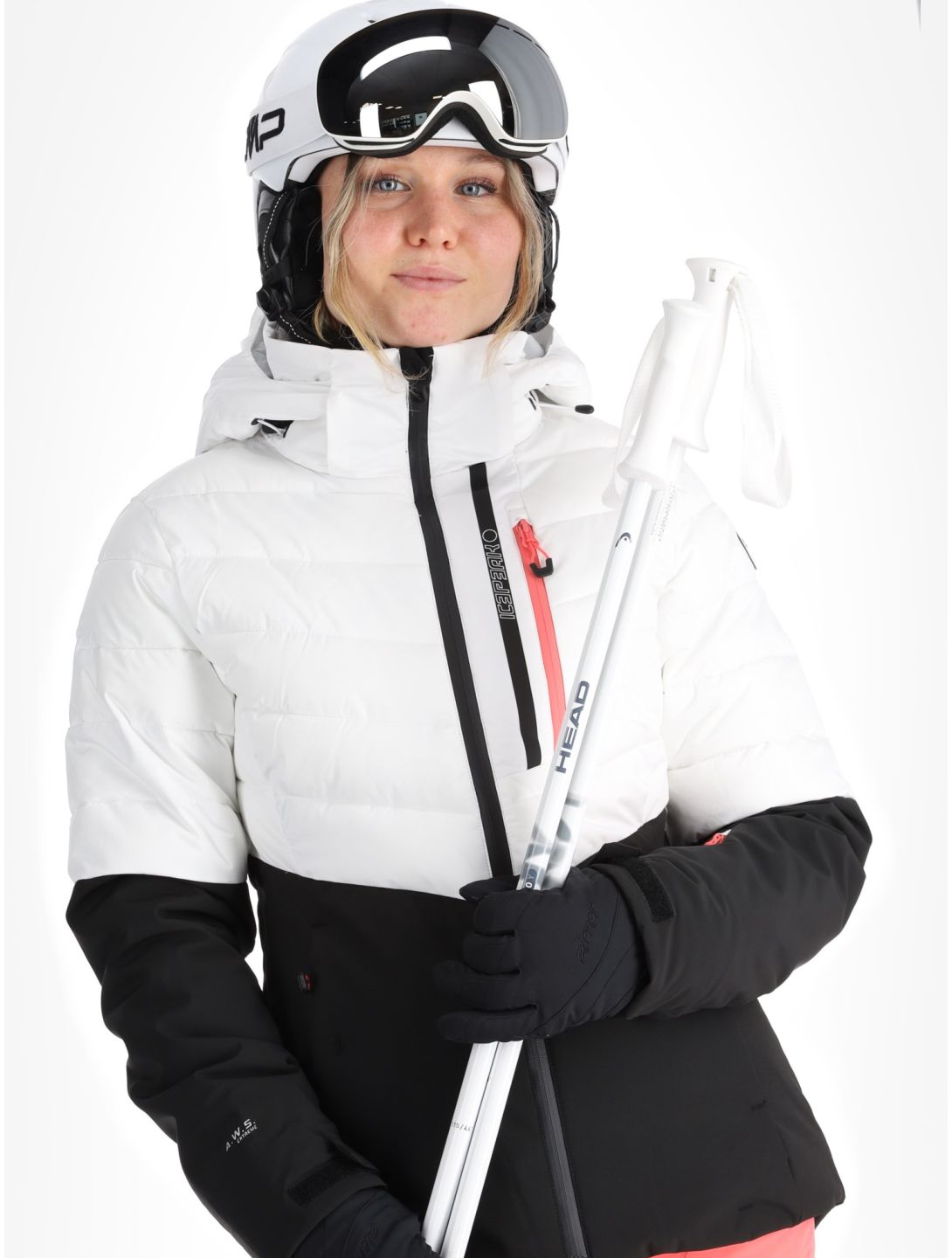 Icepeak, Florala ski-jas dames Optic White wit 