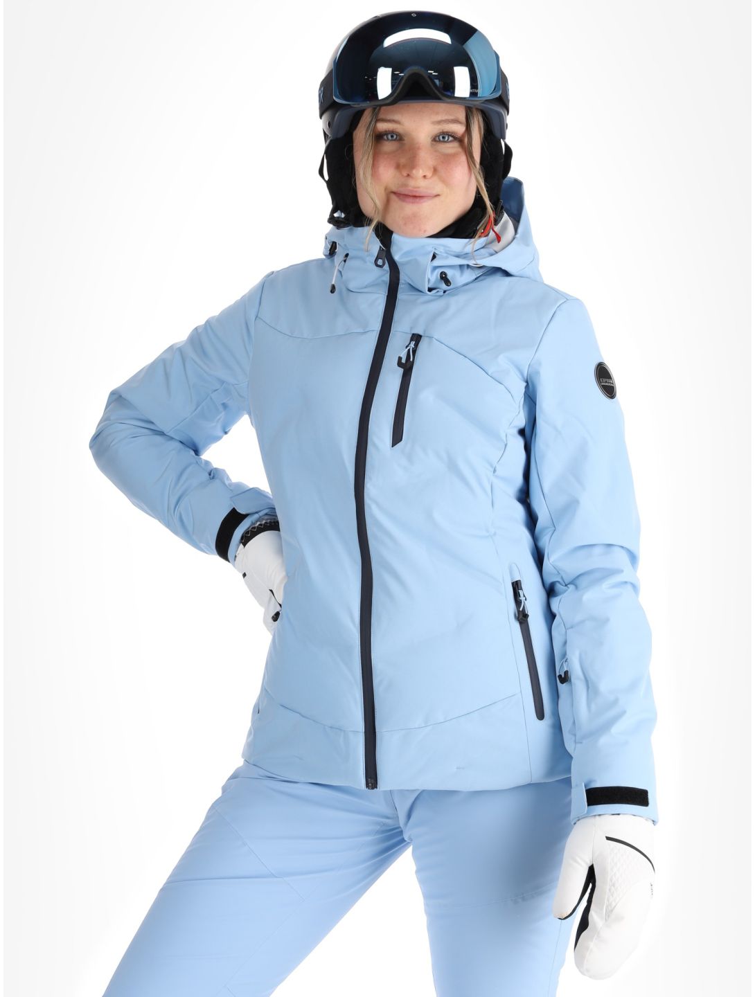 Icepeak, Flovilla ski-jas dames Light Blue blauw 