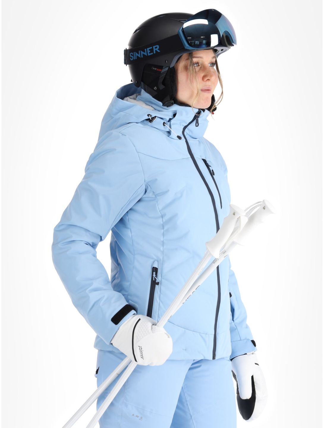 Icepeak, Flovilla ski-jas dames Light Blue blauw 