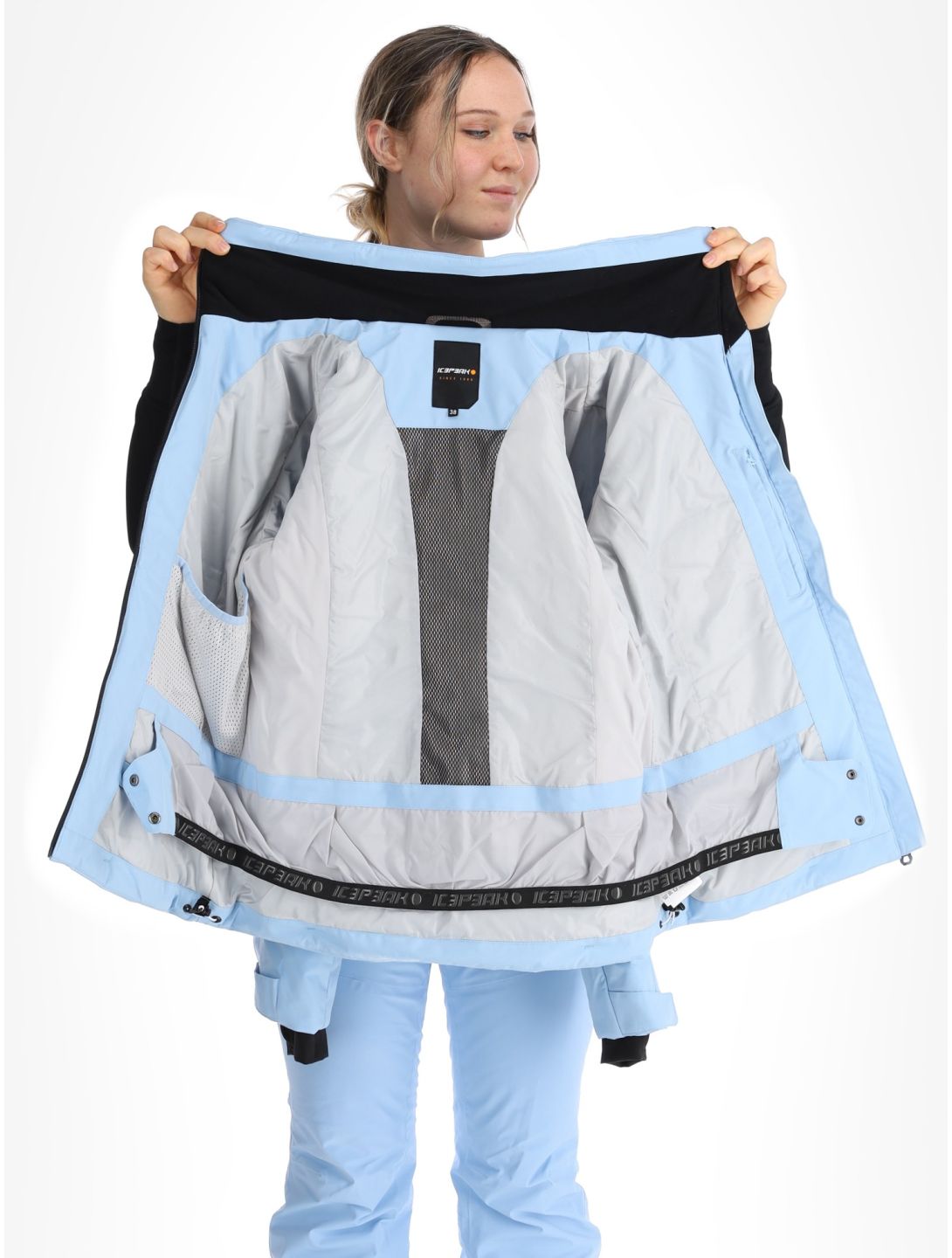 Icepeak, Flovilla ski-jas dames Light Blue blauw 