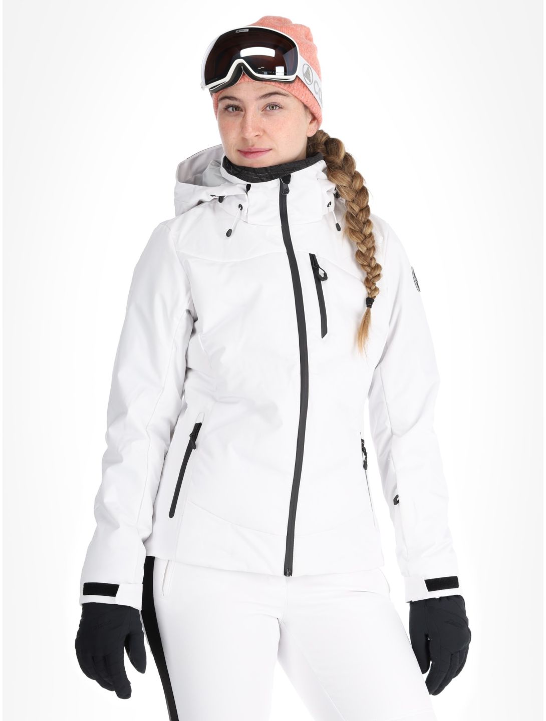 Icepeak, Flovilla ski-jas dames White wit 