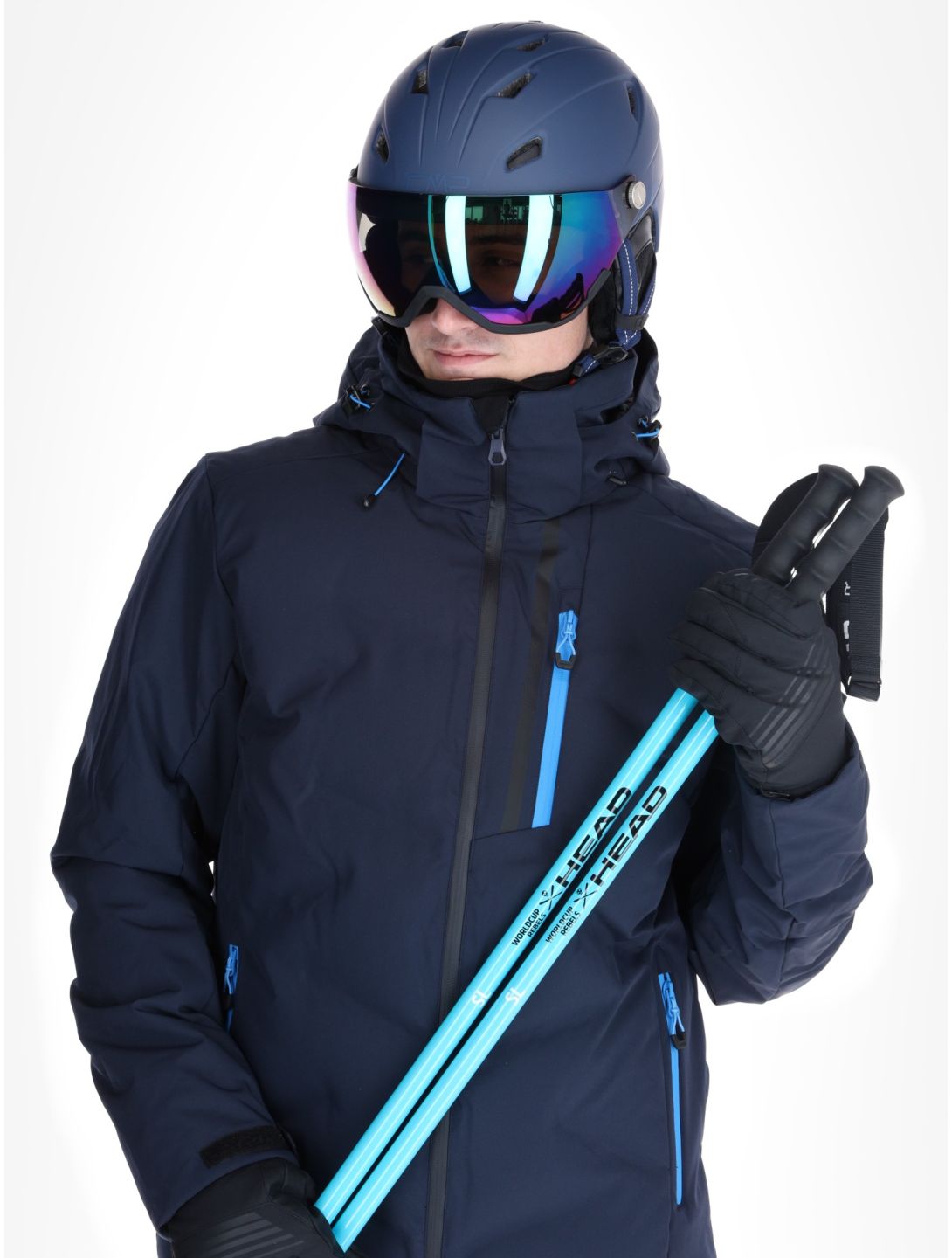 Icepeak, Foley ski-jas heren Dark Blue blauw 