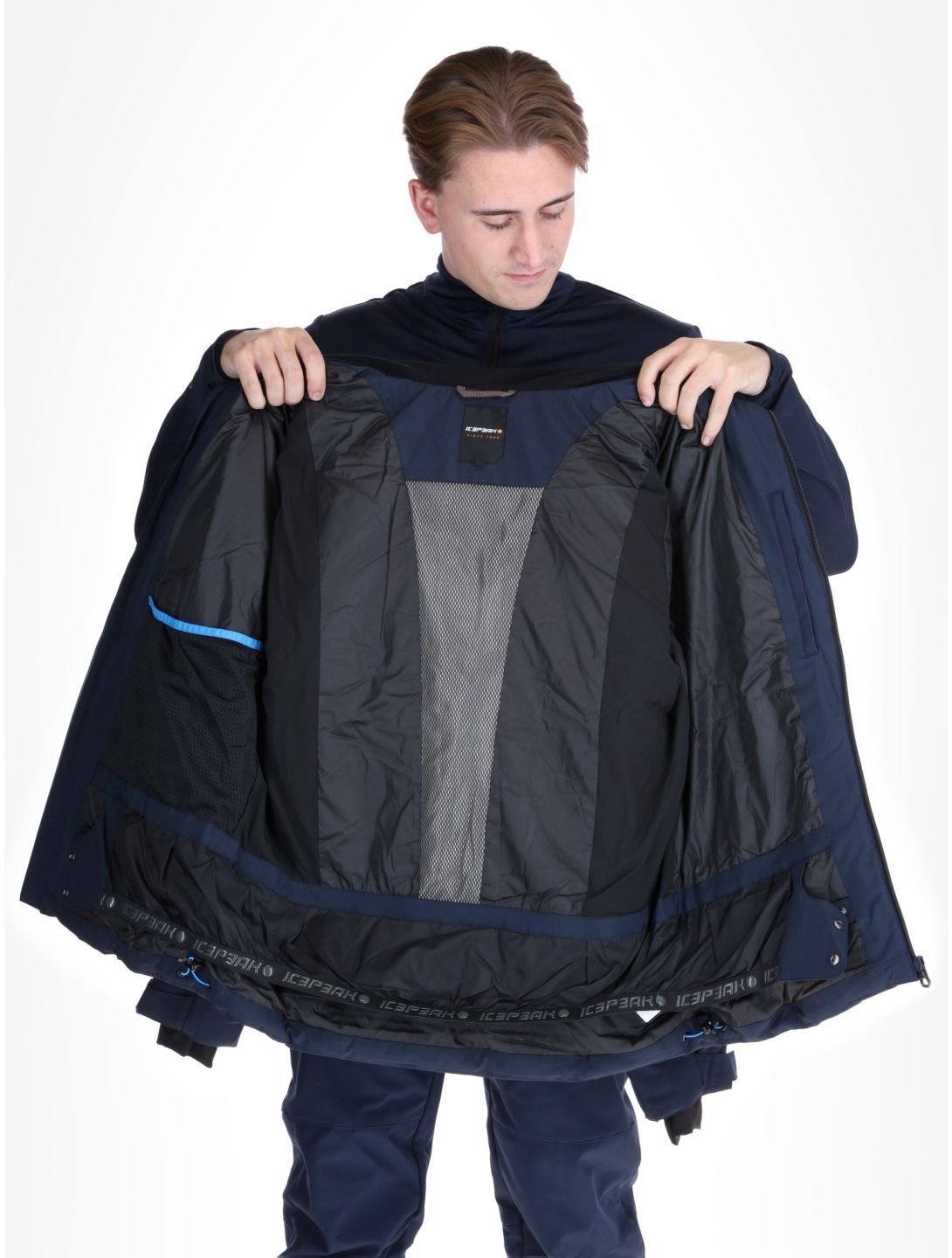 Icepeak, Foley ski-jas heren Dark Blue blauw 