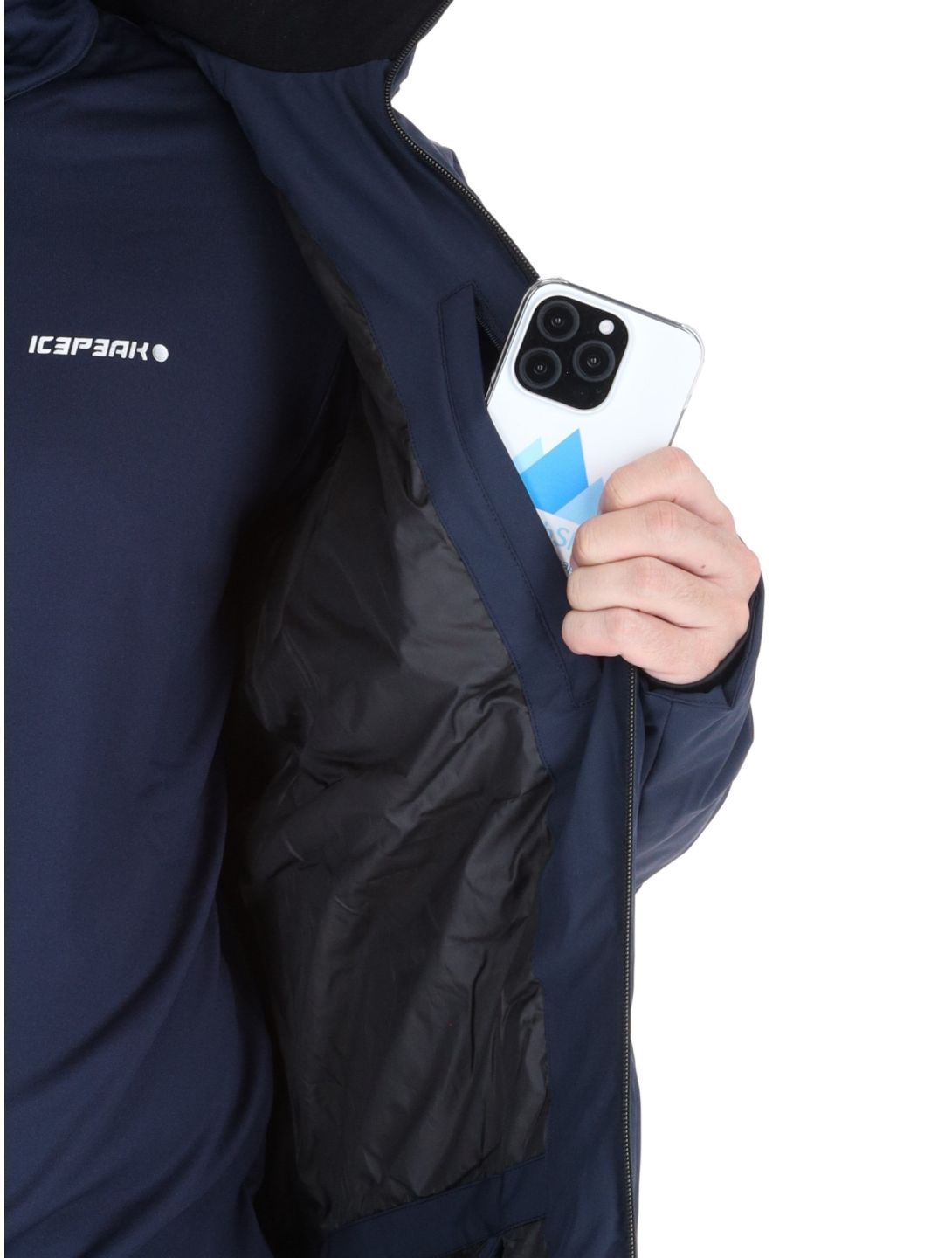 Icepeak, Foley ski-jas heren Dark Blue blauw 