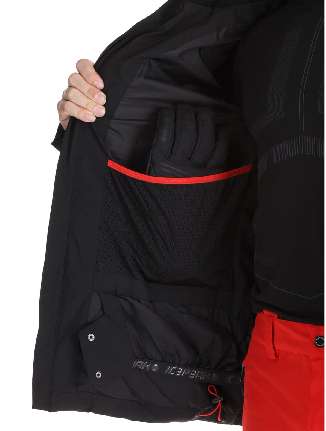 Icepeak, Folsom ski-jas heren Black zwart 