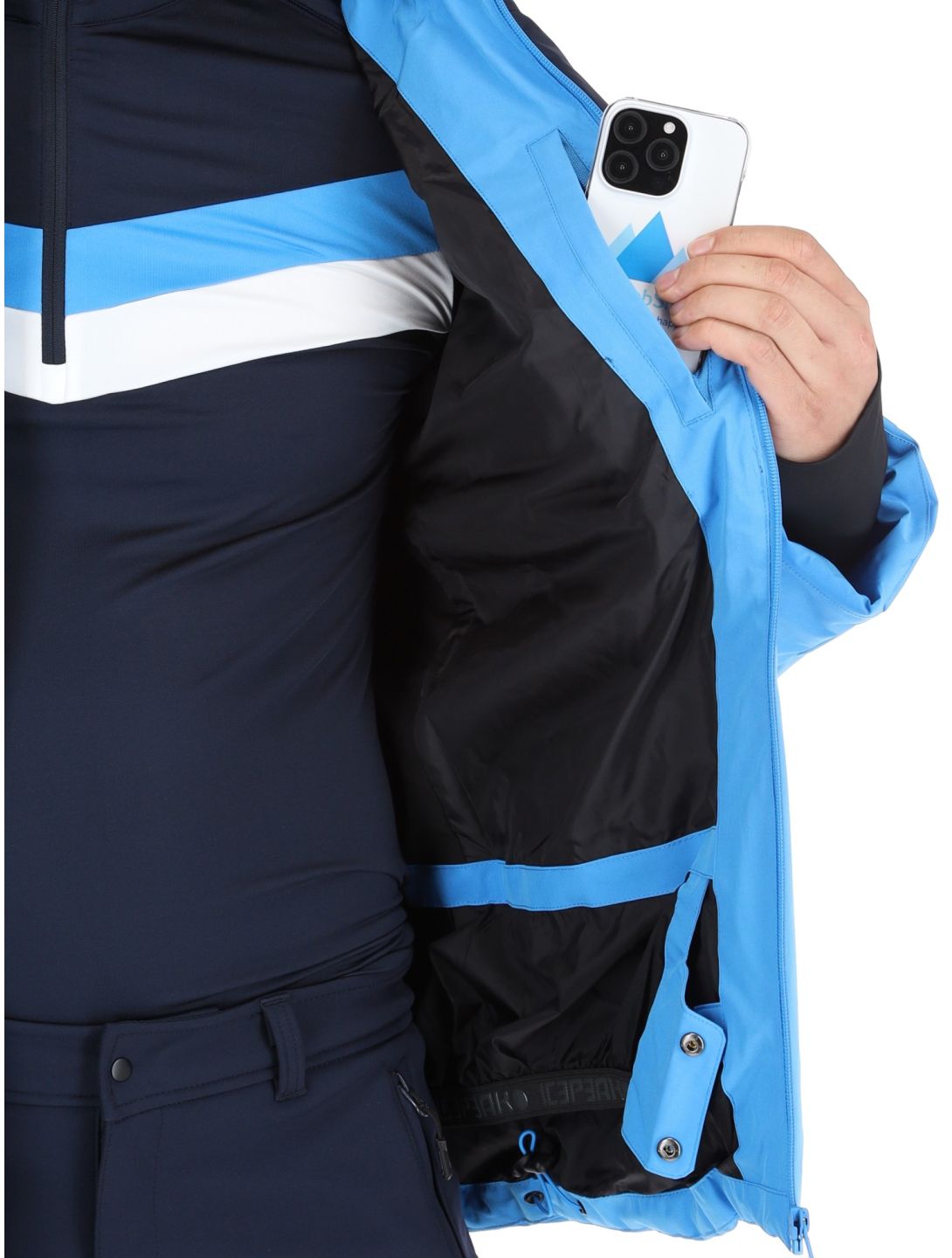 Icepeak, Folsom ski-jas heren Dark Blue blauw 