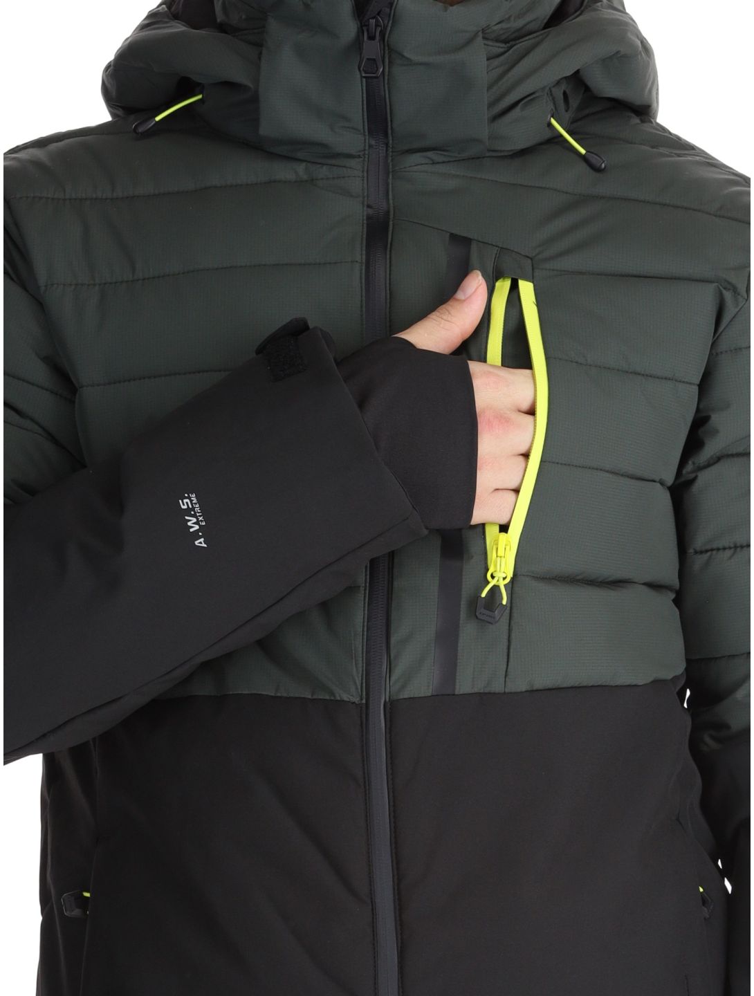 Icepeak, Folsom ski-jas heren Dark Olive groen 