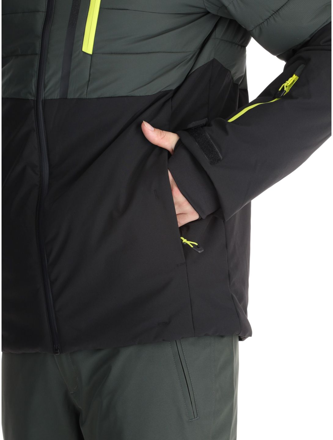 Icepeak, Folsom ski-jas heren Dark Olive groen 