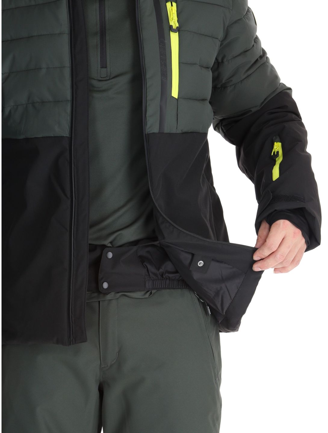 Icepeak, Folsom ski-jas heren Dark Olive groen 