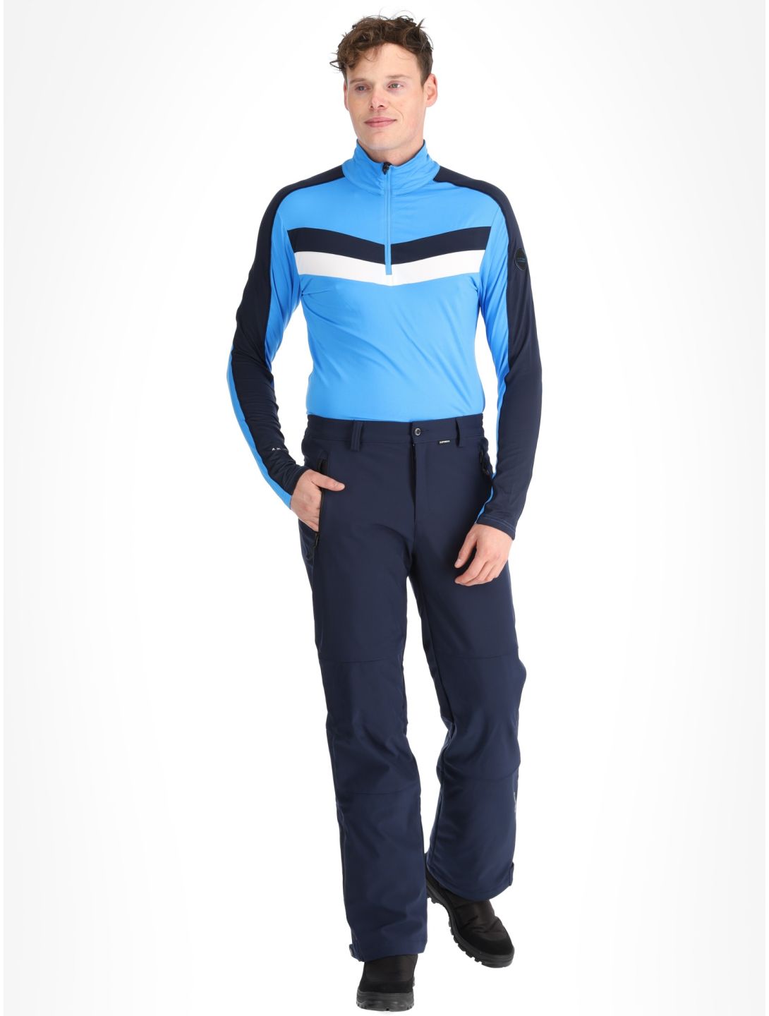 Icepeak, Frankfurt softshell skibroek heren Dark Blue blauw 