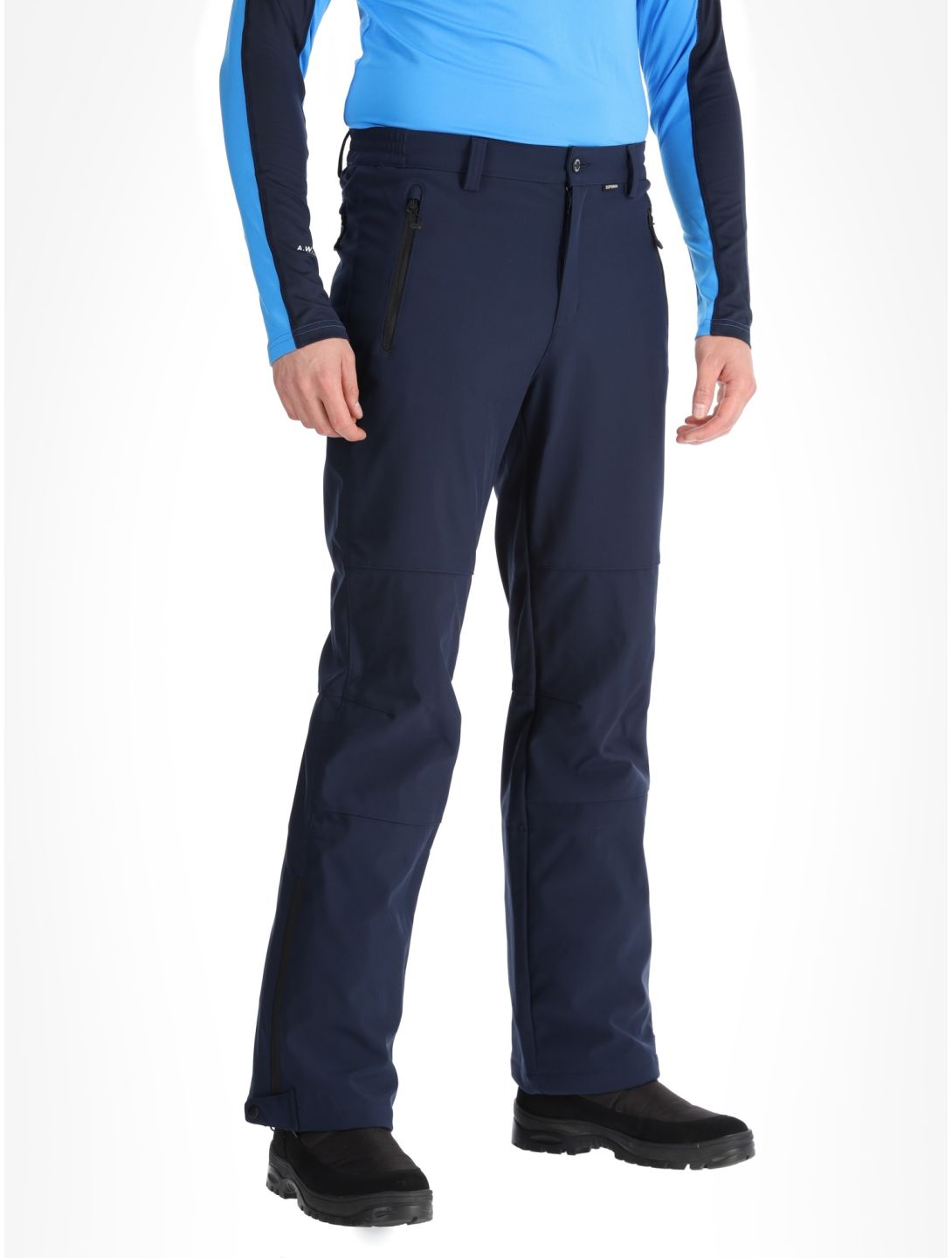 Icepeak, Frankfurt softshell skibroek heren Dark Blue blauw 